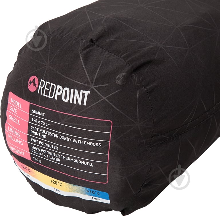 Спальный мешок RED POINT Summit черный - фото 8 Спальный мешок RED POINT Summit черный - фото 8