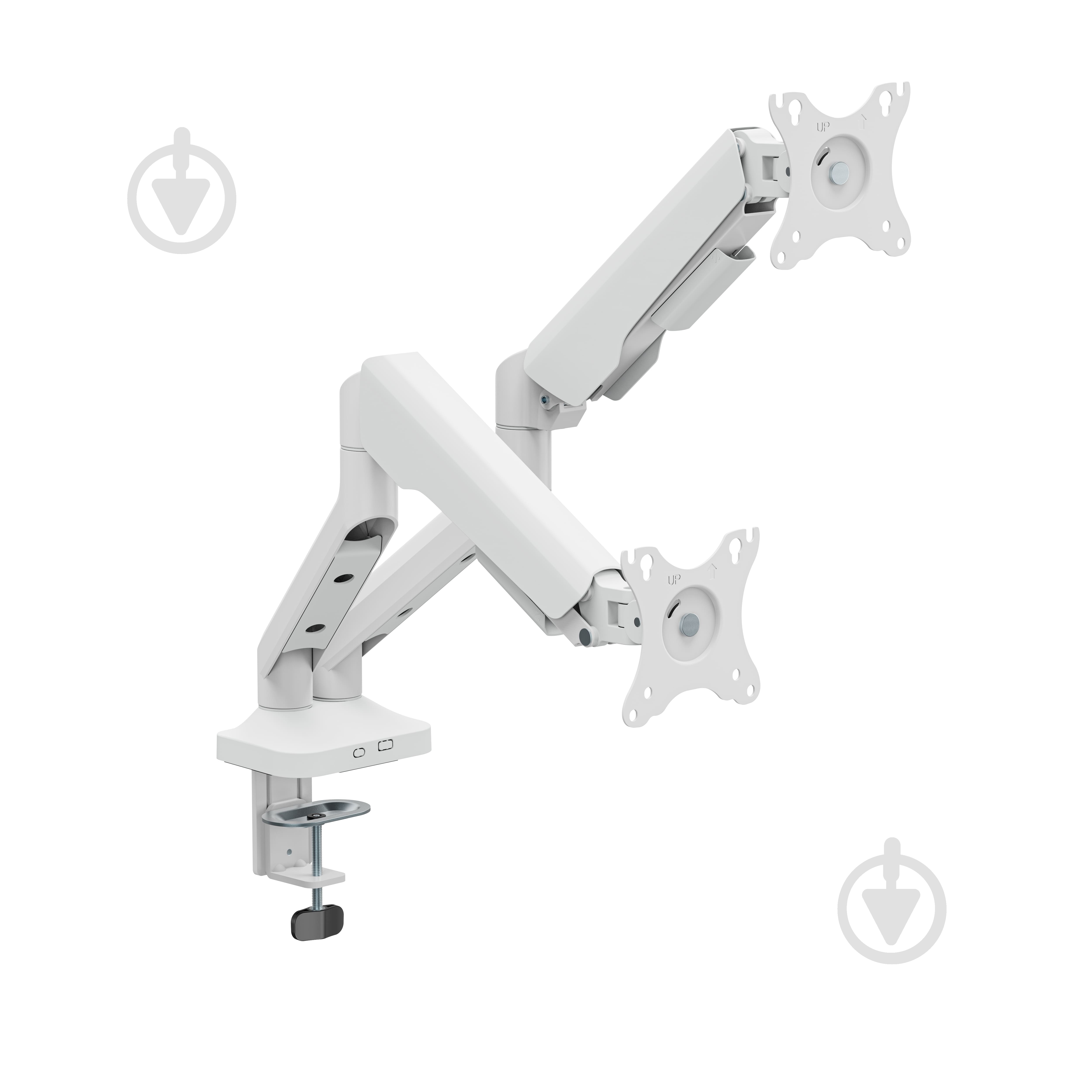 Кріплення OfficePro настільне для двох моніторів MA442W поворотно-похилі 17"-35" білий - фото 5 Кріплення OfficePro настільне для двох моніторів MA442W поворотно-похилі 17"-35" білий - фото 5