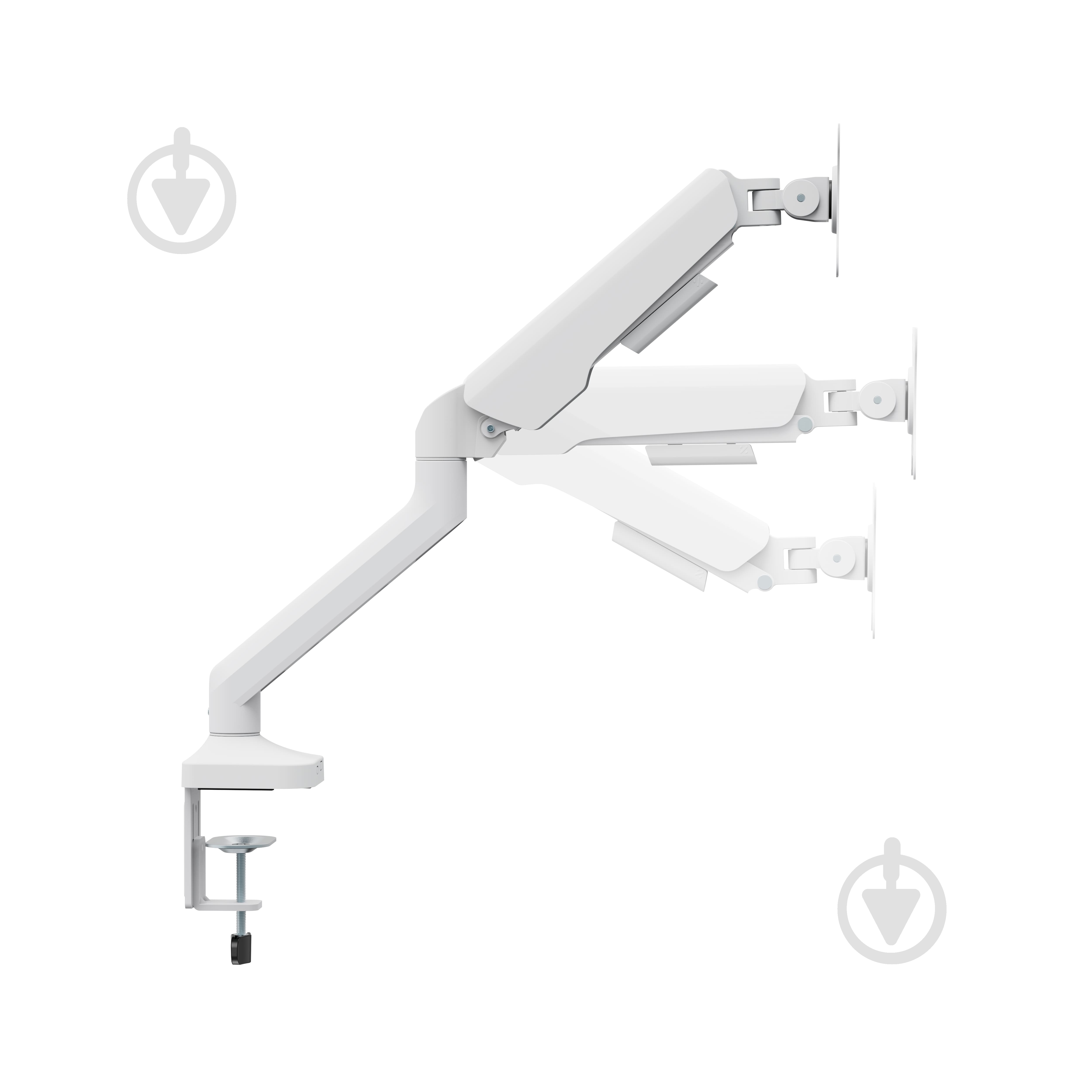 Кріплення OfficePro настільне для монітора MA441W поворотно-похилі 17"-40" білий - фото 7 Кріплення OfficePro настільне для монітора MA441W поворотно-похилі 17"-40" білий - фото 7