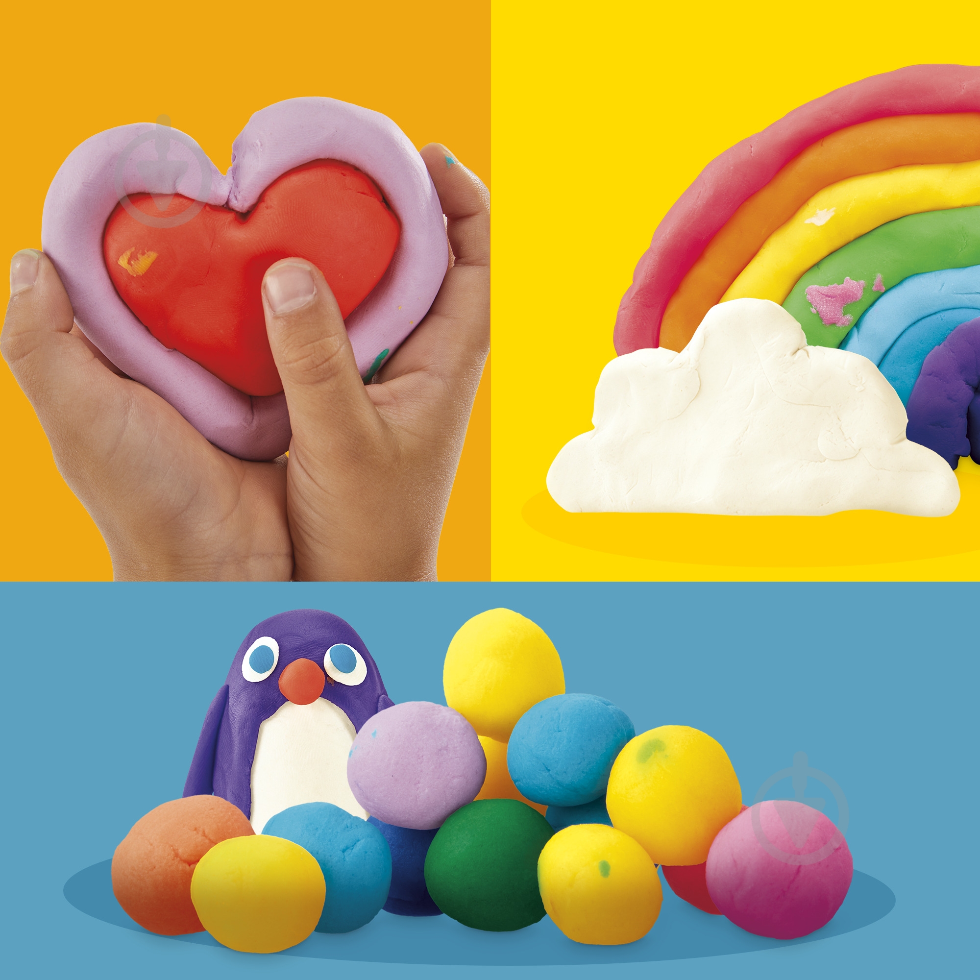 Набір маси для ліплення Play-Doh 30 баночок F0634 - фото 5 Набір маси для ліплення Play-Doh 30 баночок F0634 - фото 5