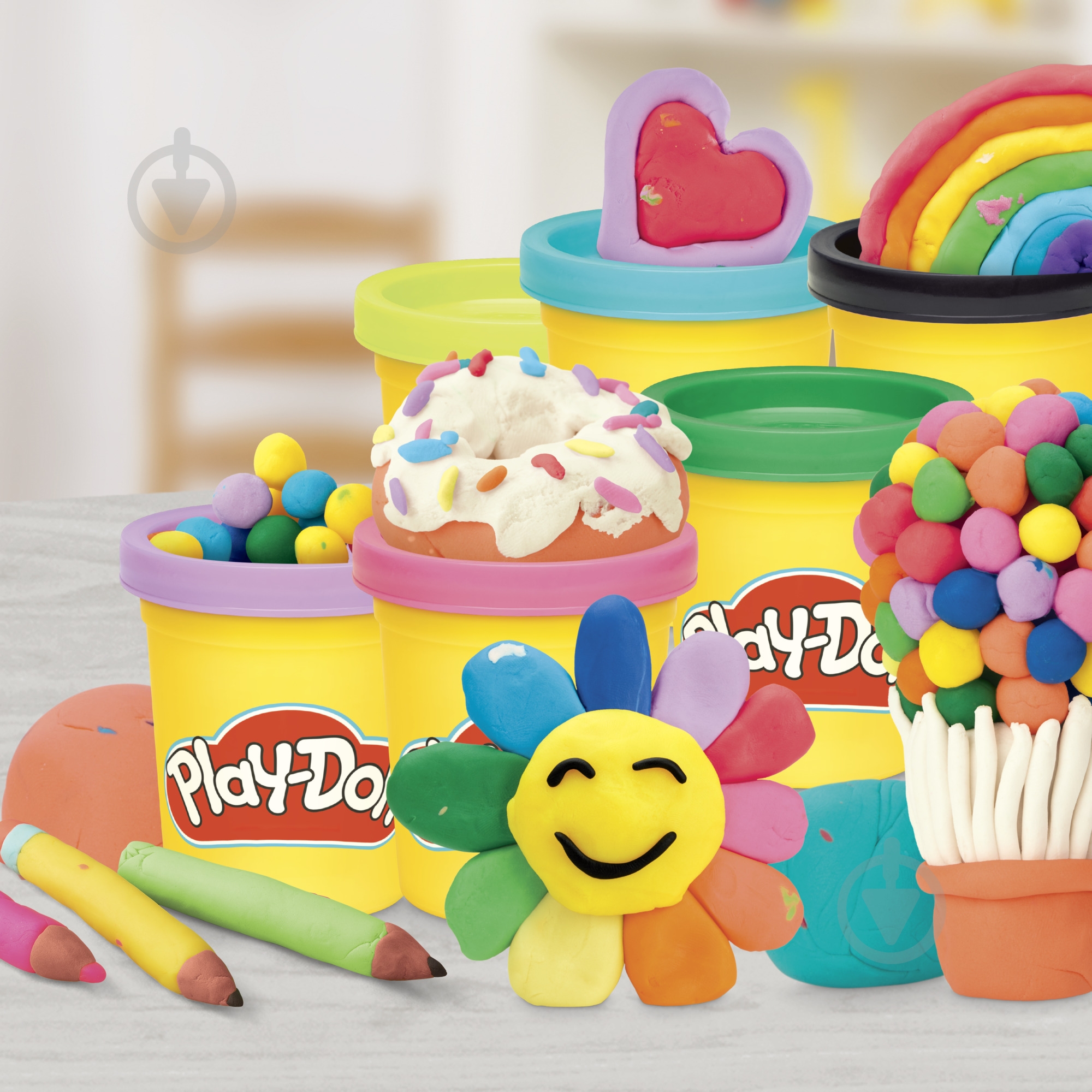 Набір маси для ліплення Play-Doh 30 баночок F0634 - фото 4 Набір маси для ліплення Play-Doh 30 баночок F0634 - фото 4