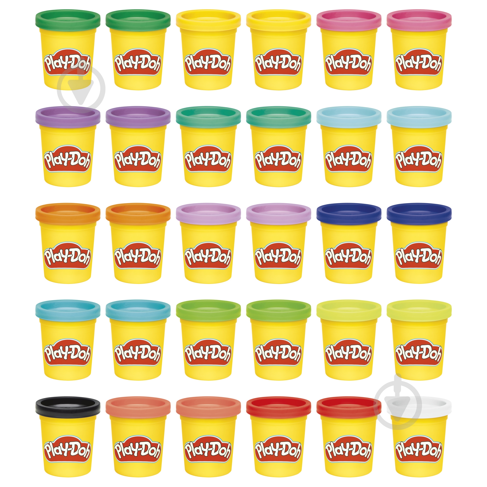 Набір маси для ліплення Play-Doh 30 баночок F0634 - фото 3 Набір маси для ліплення Play-Doh 30 баночок F0634 - фото 3