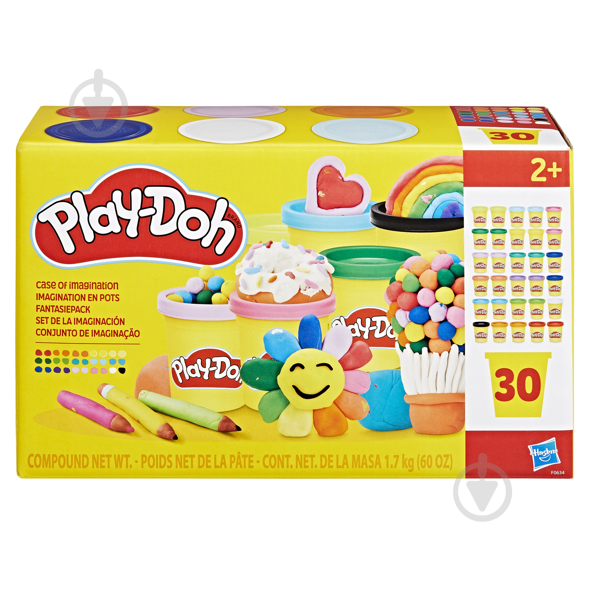 Набір маси для ліплення Play-Doh 30 баночок F0634 - фото 9 Набір маси для ліплення Play-Doh 30 баночок F0634 - фото 9