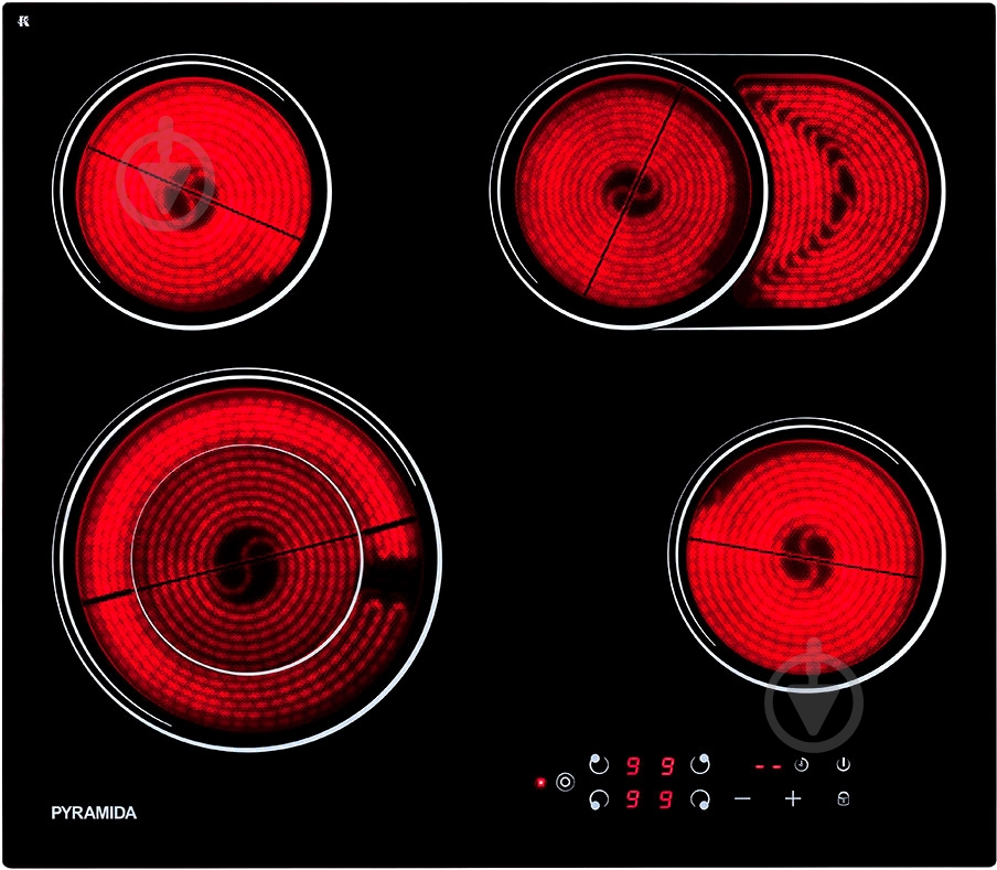 Варочная поверхность электрическая Pyramida VCH 642/2 UCC - фото 1