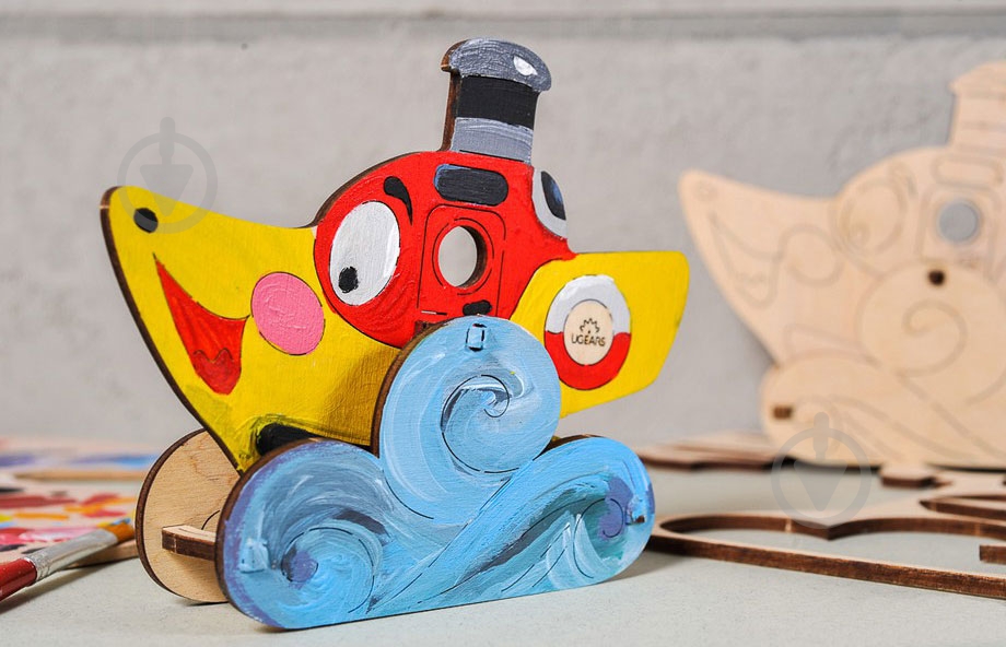 Раскраска UGEARS Пароход - фото 4 Раскраска UGEARS Пароход - фото 4