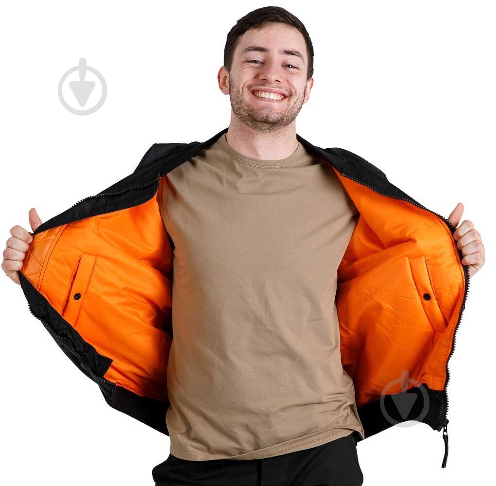 Куртка мужская демисезонная Chameleon MA-1 р.M черная - фото 3