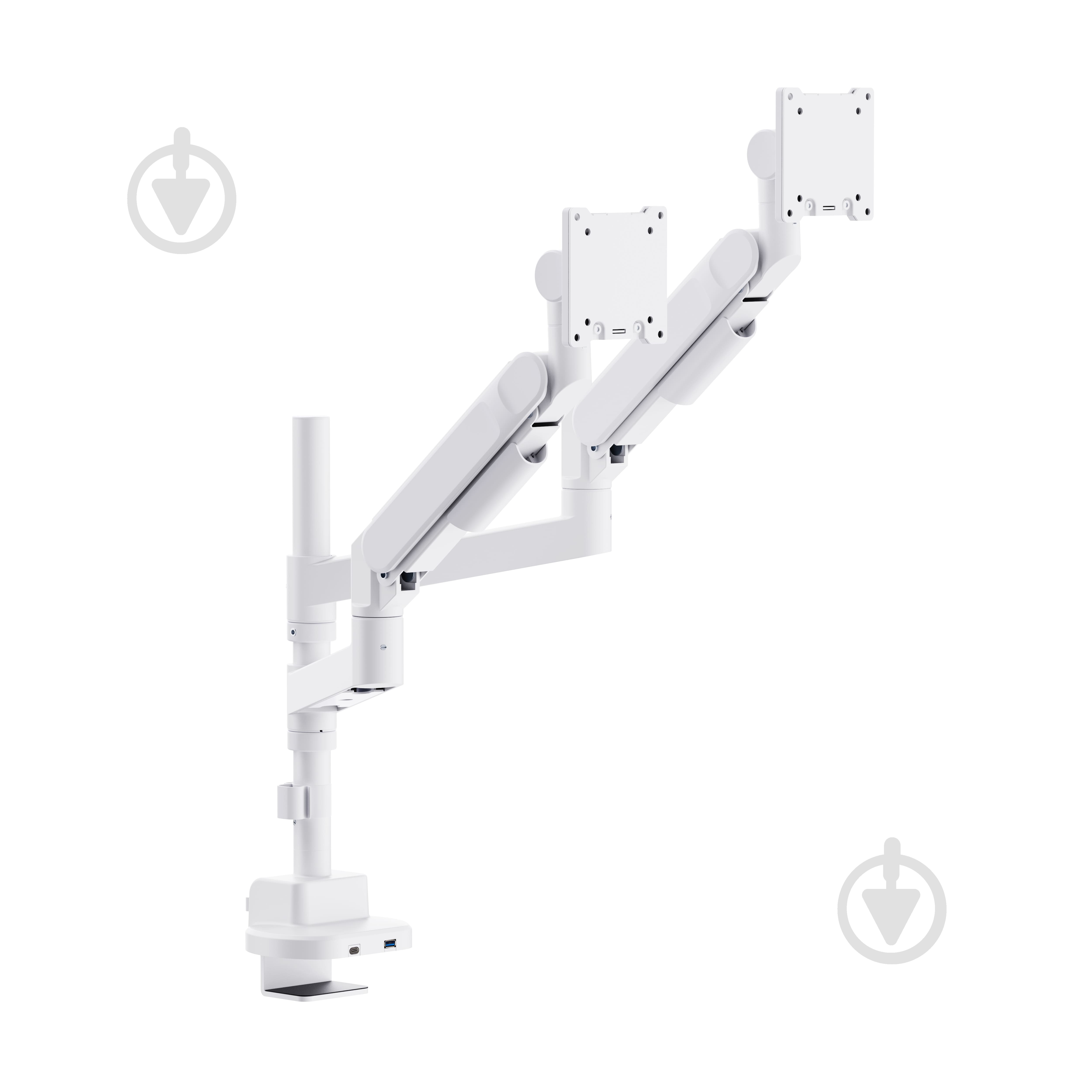 Кріплення OfficePro настільне для двох моніторів MAH752W поворотно-похилі 24"-57" - фото 6 Кріплення OfficePro настільне для двох моніторів MAH752W поворотно-похилі 24"-57" - фото 6