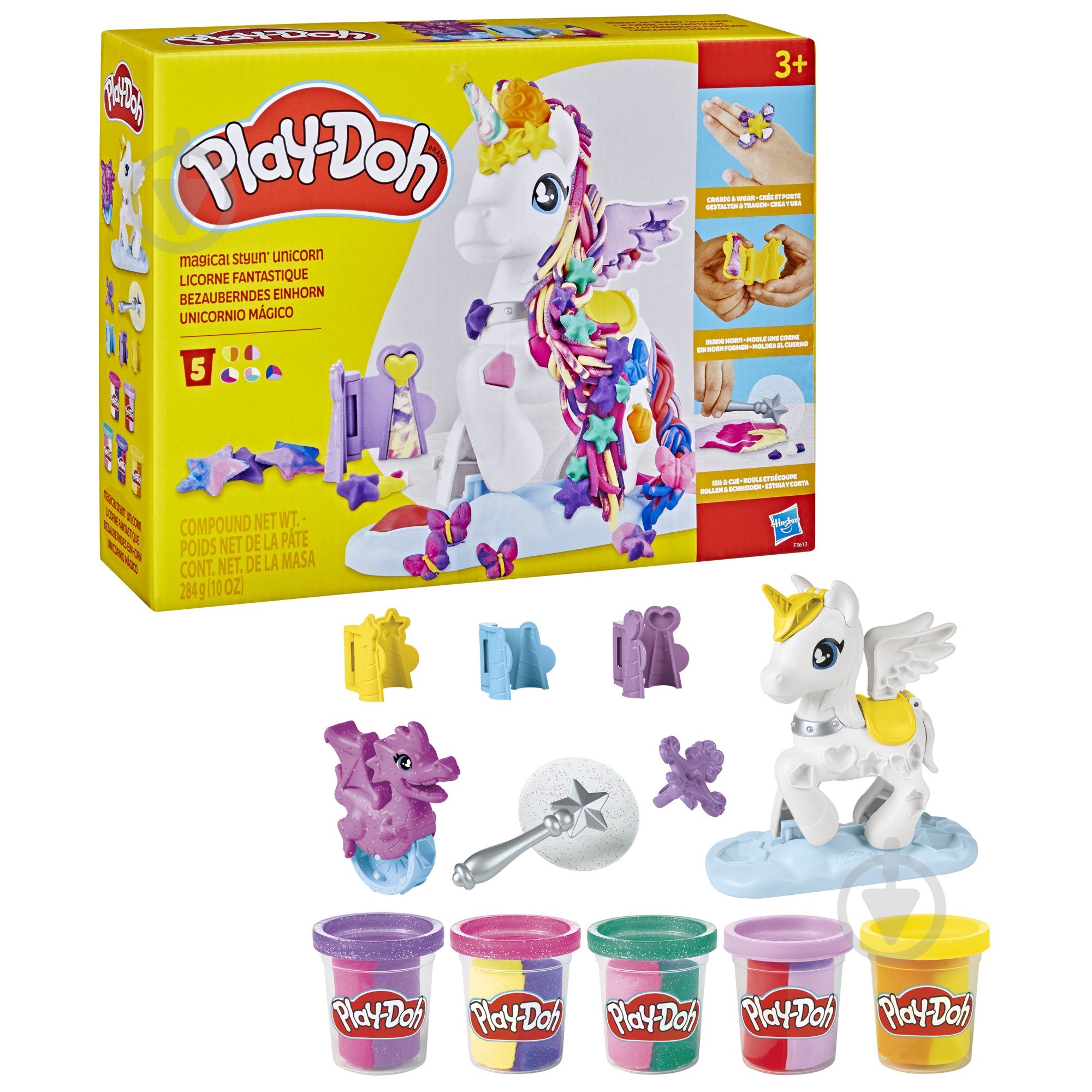 Набір для творчості Play-Doh з масою для ліплення Стильний єдиноріг F3613 - фото 1 Набір для творчості Play-Doh з масою для ліплення Стильний єдиноріг F3613 - фото 1