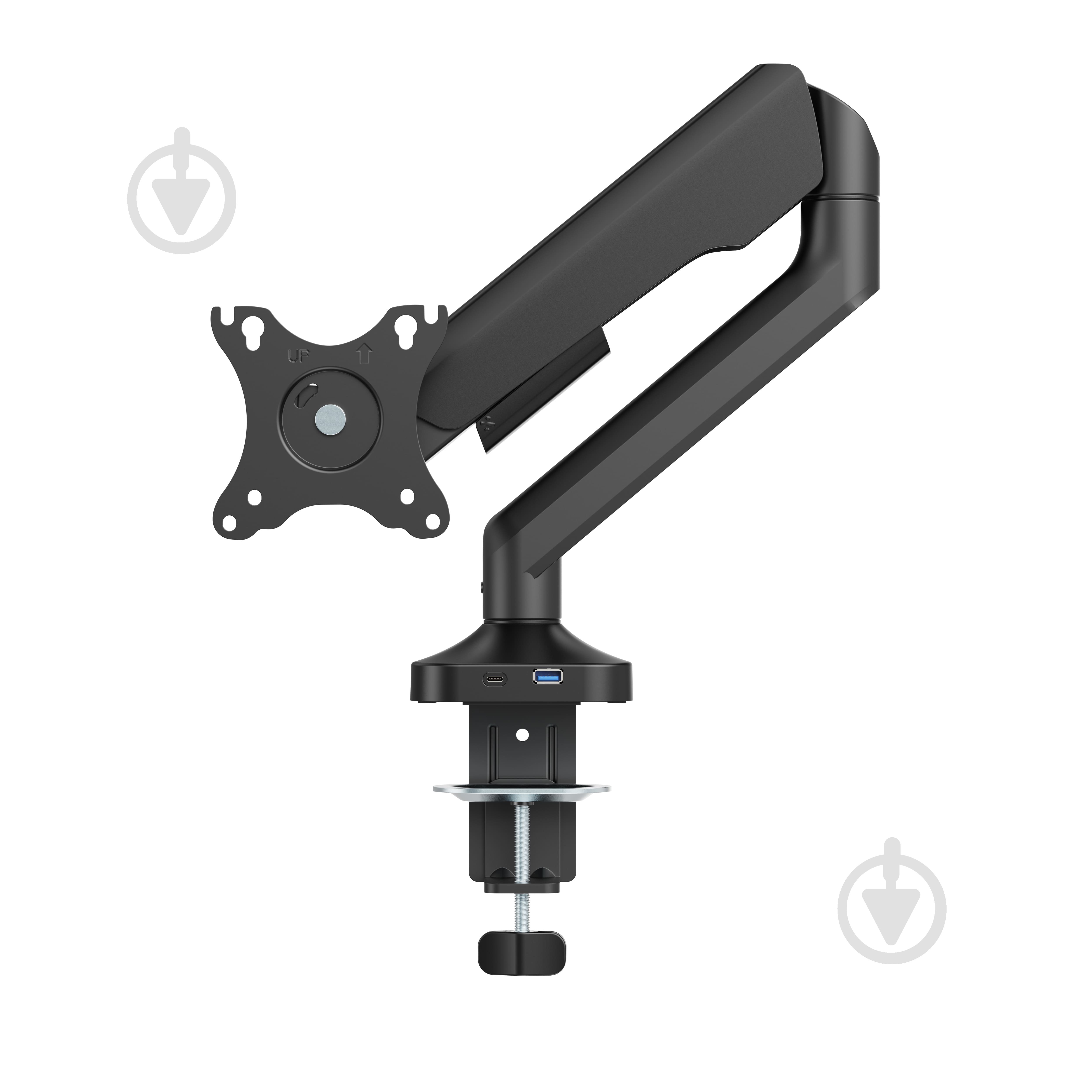 Крепление OfficePro настольное для монитора MA451B поворотно-наклонные 17"-40" черный - фото 3