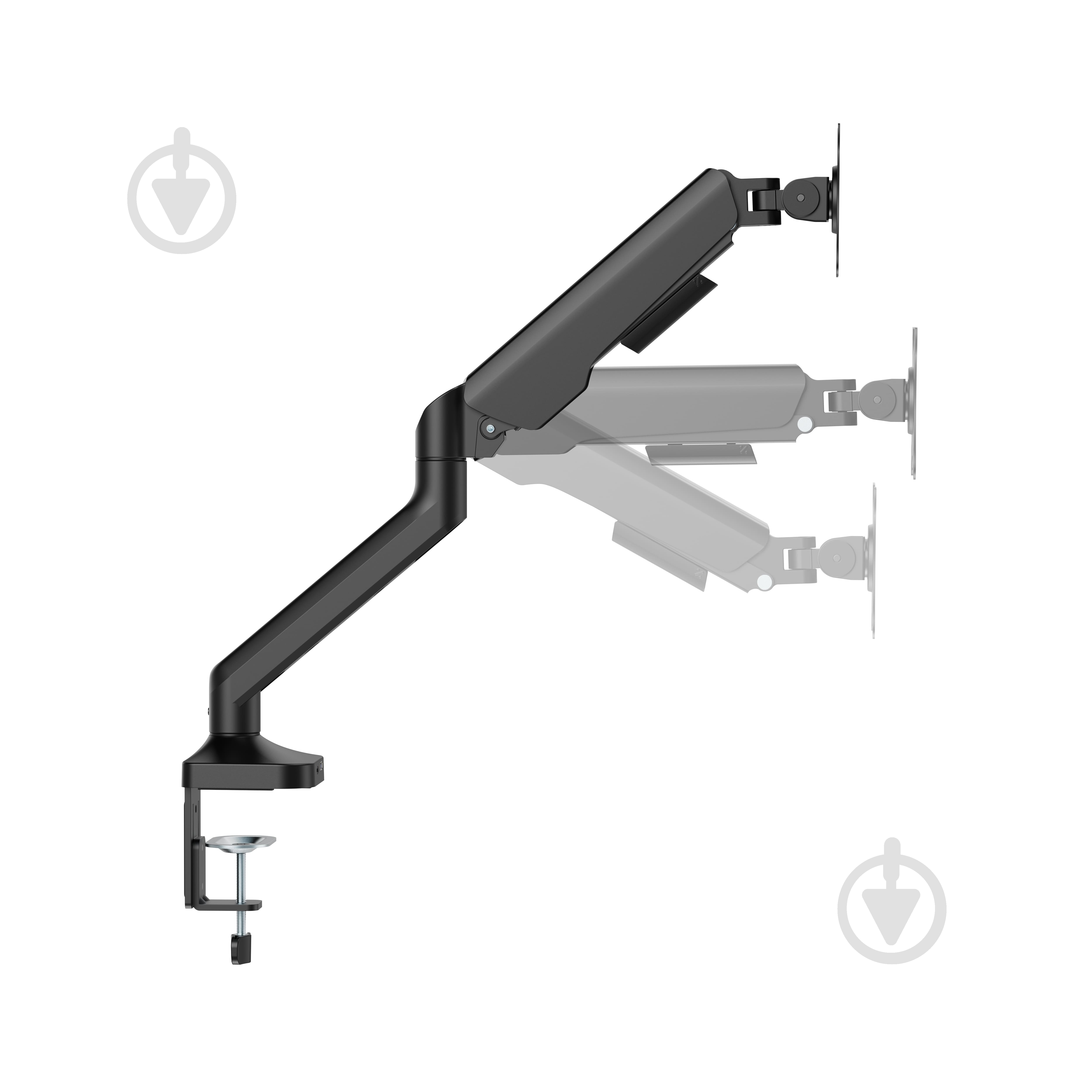 Крепление OfficePro настольное для монитора MA451B поворотно-наклонные 17"-40" черный - фото 6