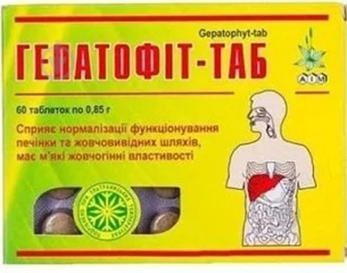 Гепатофит-таб №60 (10х6) таблетки - фото 1