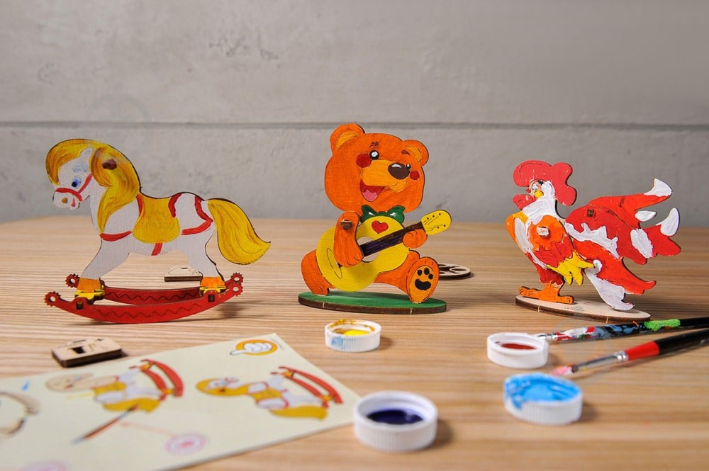 Раскраска UGEARS Медвежонок - фото 7 Раскраска UGEARS Медвежонок - фото 7