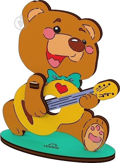 Раскраска UGEARS Медвежонок - фото 2 Раскраска UGEARS Медвежонок - фото 2