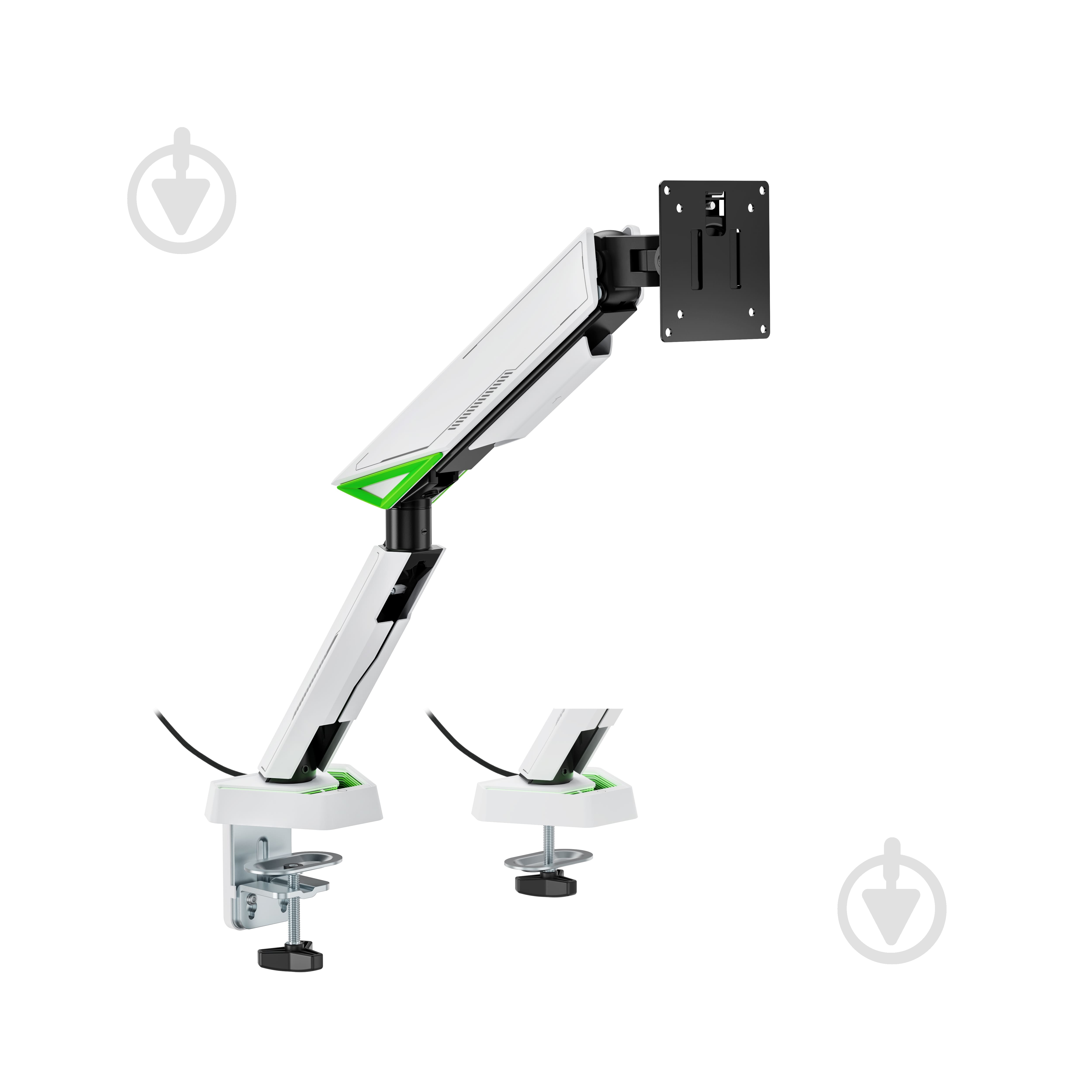 Кріплення GamePro настільне для монітора Gamepro MAG201W поворотно-похилі 17"-45" білий - фото 1 Кріплення GamePro настільне для монітора Gamepro MAG201W поворотно-похилі 17"-45" білий - фото 1