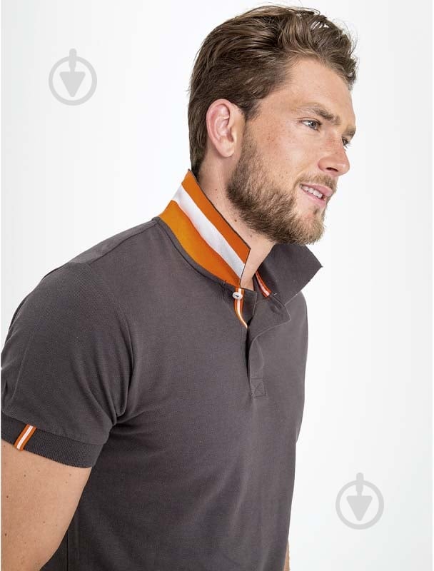 Поло Sol's Pasadena Men 00577932 р.M серый - фото 1 Поло Sol's Pasadena Men 00577932 р.M серый - фото 1