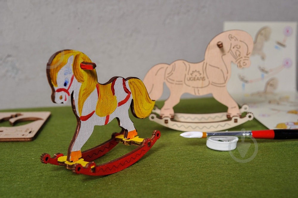 Раскраска UGEARS Конык-качалка - фото 5 Раскраска UGEARS Конык-качалка - фото 5