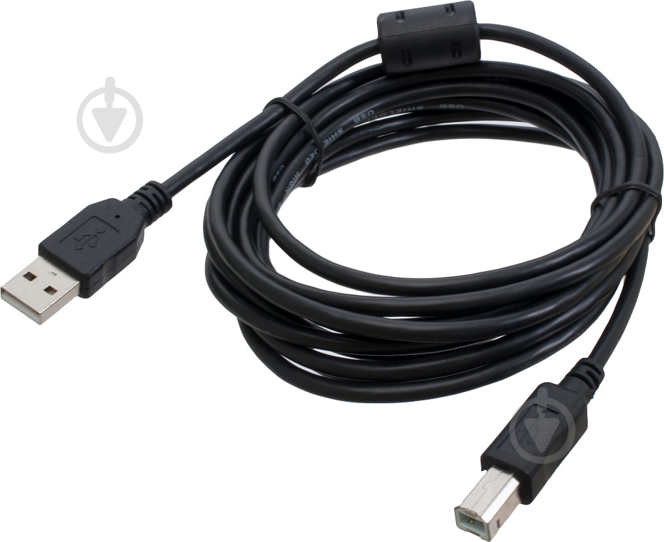 Кабель для принтера Patron USB 2.0 AM/BM 3 м черный (CAB-PN-AMBM-30F) - фото 1 Кабель для принтера Patron USB 2.0 AM/BM 3 м черный (CAB-PN-AMBM-30F) - фото 1
