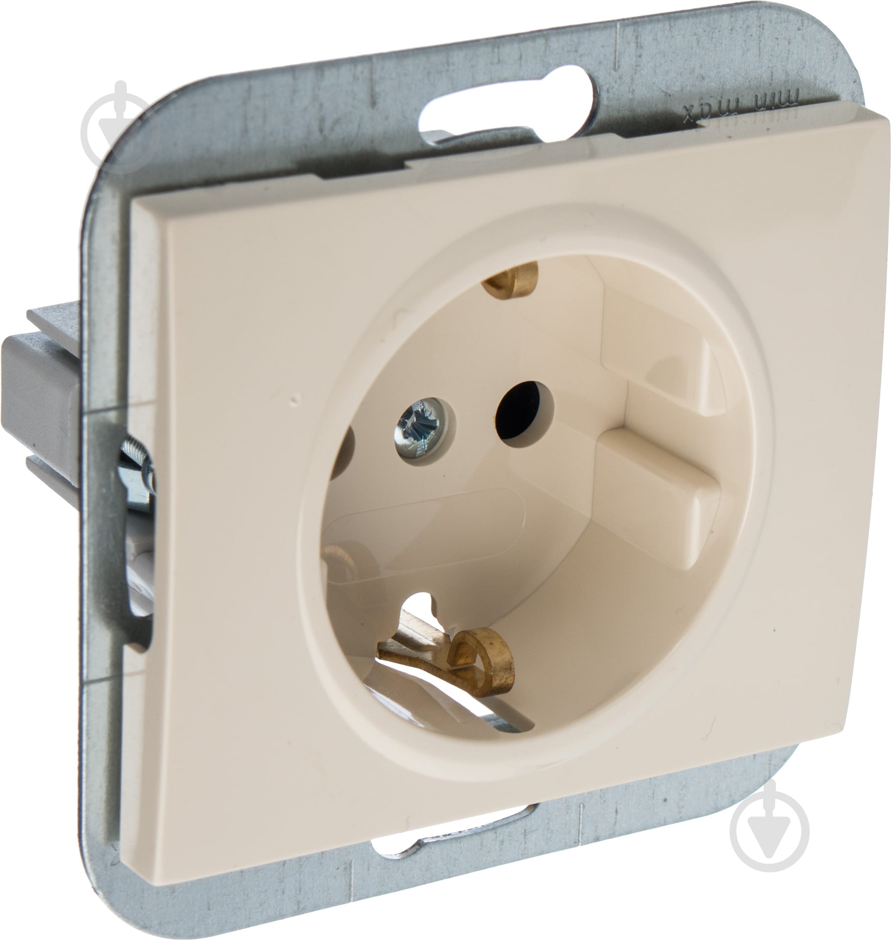 Розетка с заземлением Abex Nova ШУКО 16 А 250 В без шторок кремовый PT-17NS - фото 2 Розетка с заземлением Abex Nova ШУКО 16 А 250 В без шторок кремовый PT-17NS - фото 2