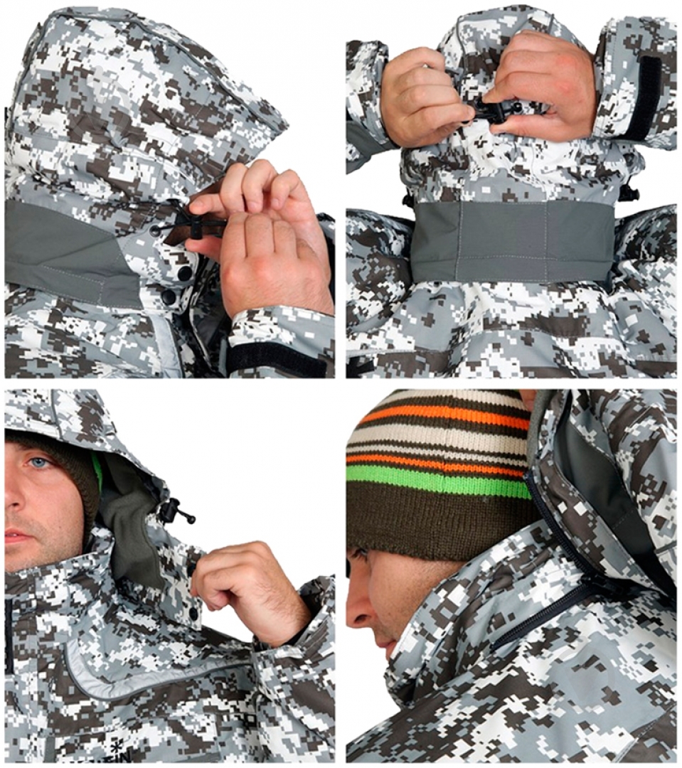 Костюм Norfin Explorer 172-174 р. M camo –40 °C 340102-M - фото 6