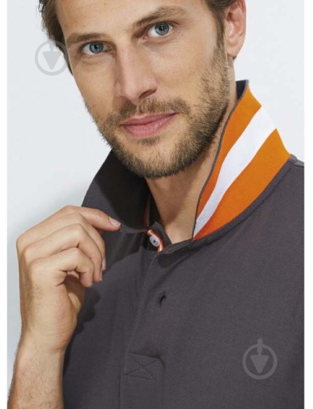 Поло Sol's Pasadena Men 00577932 р.S сірий - фото 3