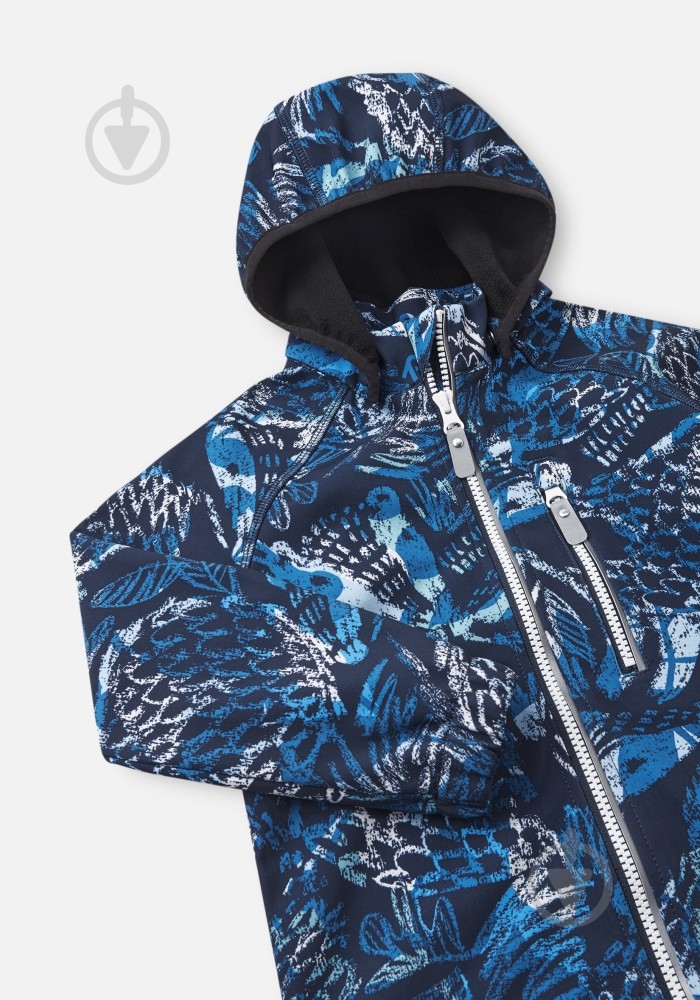 Куртка для хлопчиків Reima Softshell Vantti р.80 темно-синій 5100009B-6983 - фото 9