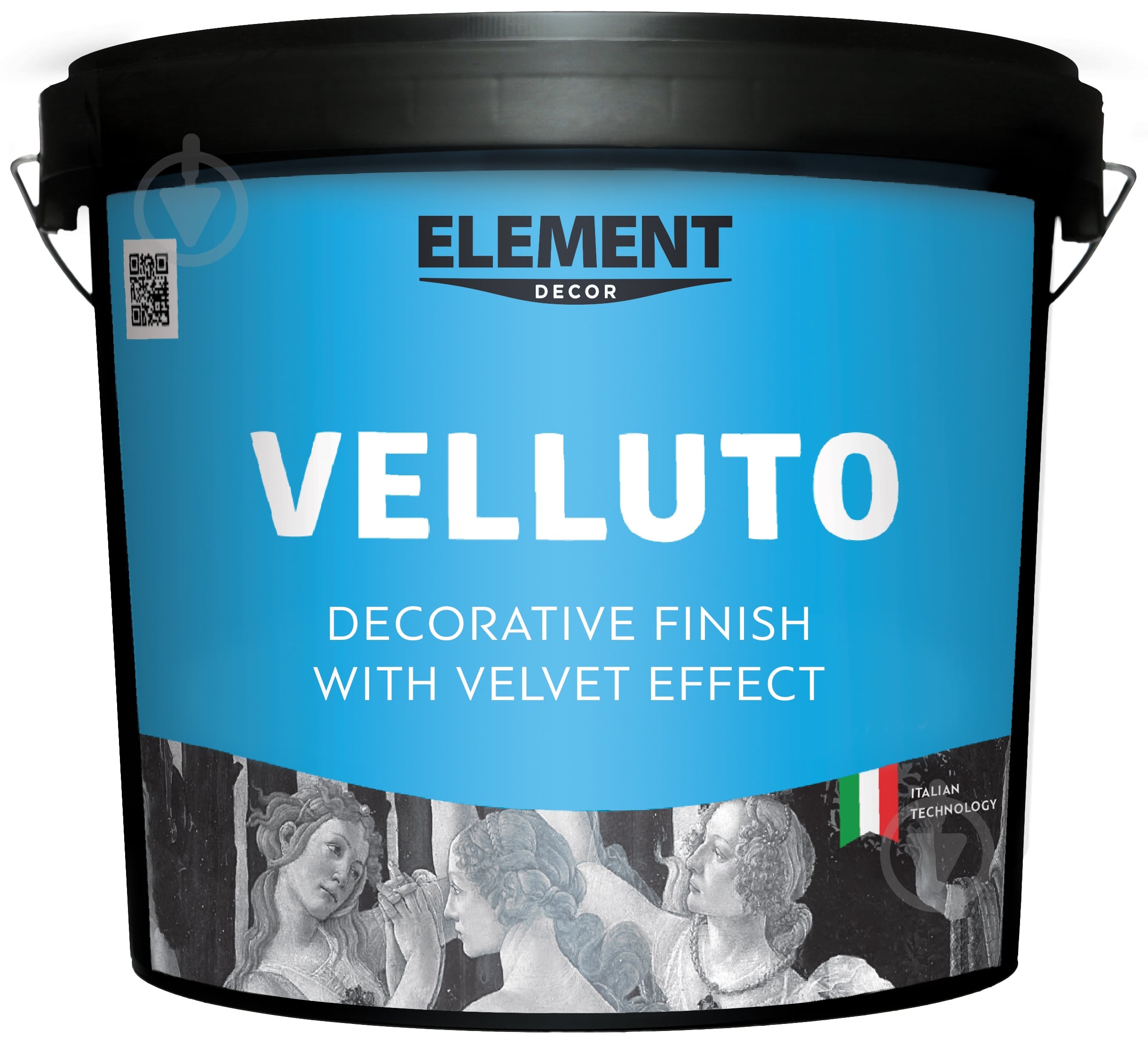 Декоративное покрытие моделирующая Element Decor Velluto 3 кг /перламутровый - фото 1