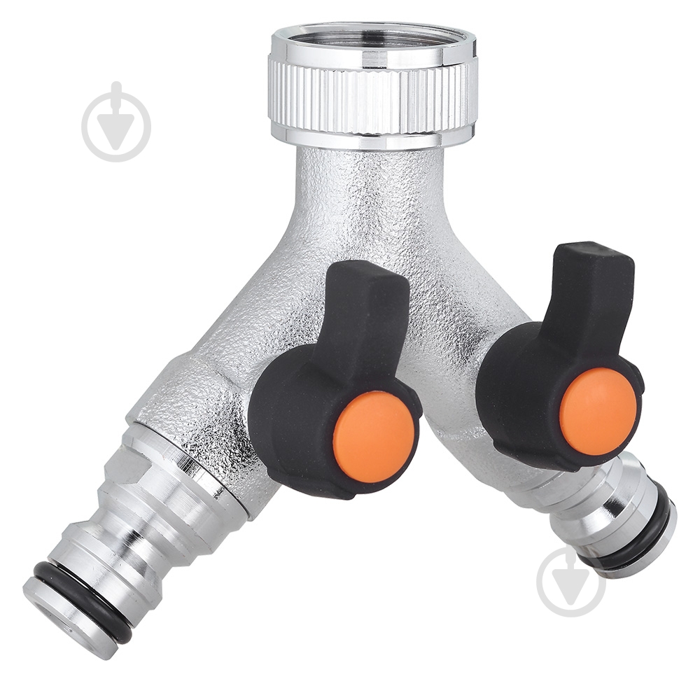 Адаптер Claber 3/4" выход 2-канальный Y - фото 1 Адаптер Claber 3/4" выход 2-канальный Y - фото 1