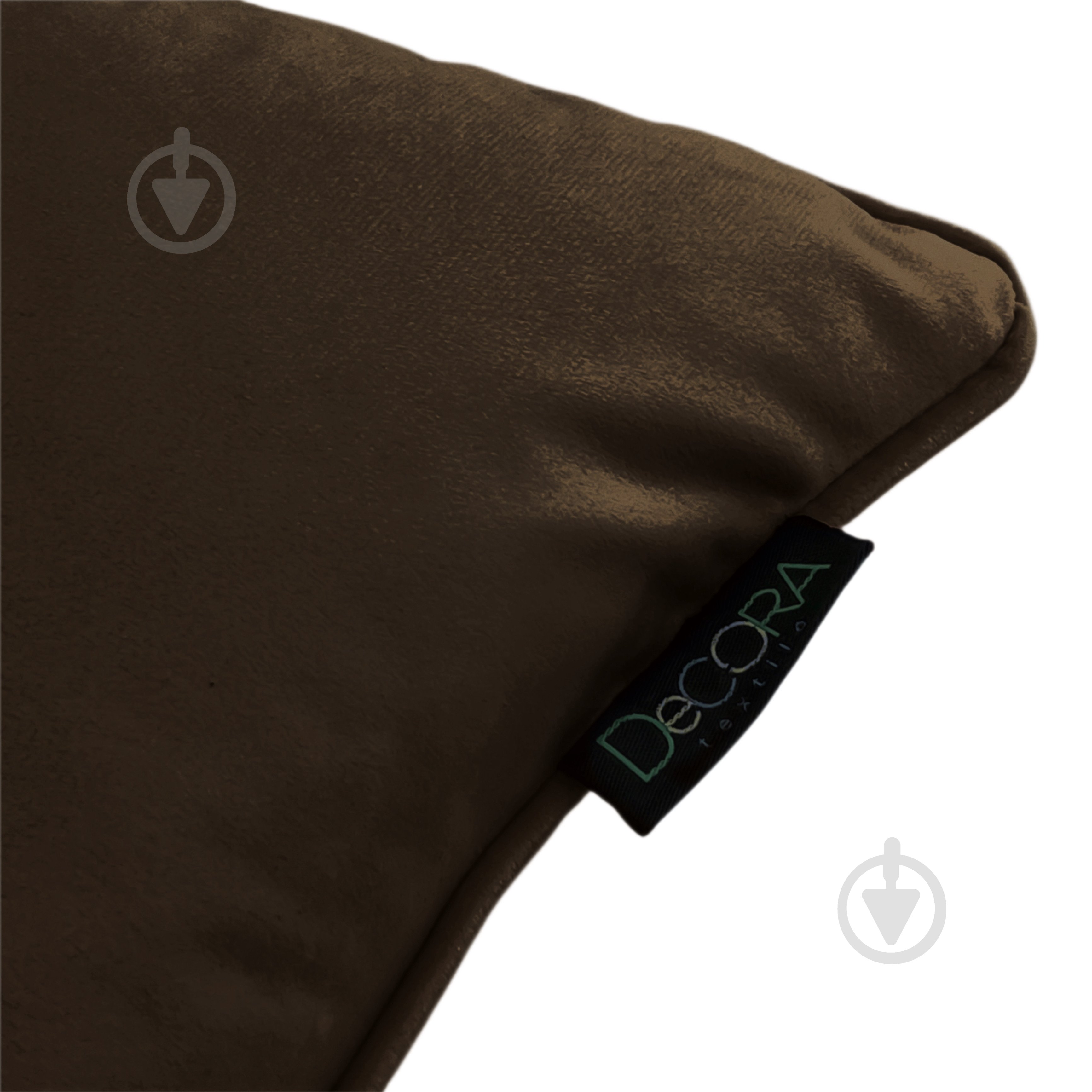 Подушка декоративна VELOUR 40x60 см шоколад Decora textile - фото 3