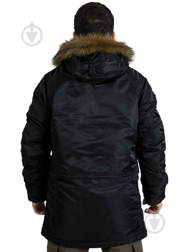 Куртка-парка мужская зимняя Chameleon Аляска Slim Fit N-3B р.XXL black - фото 4