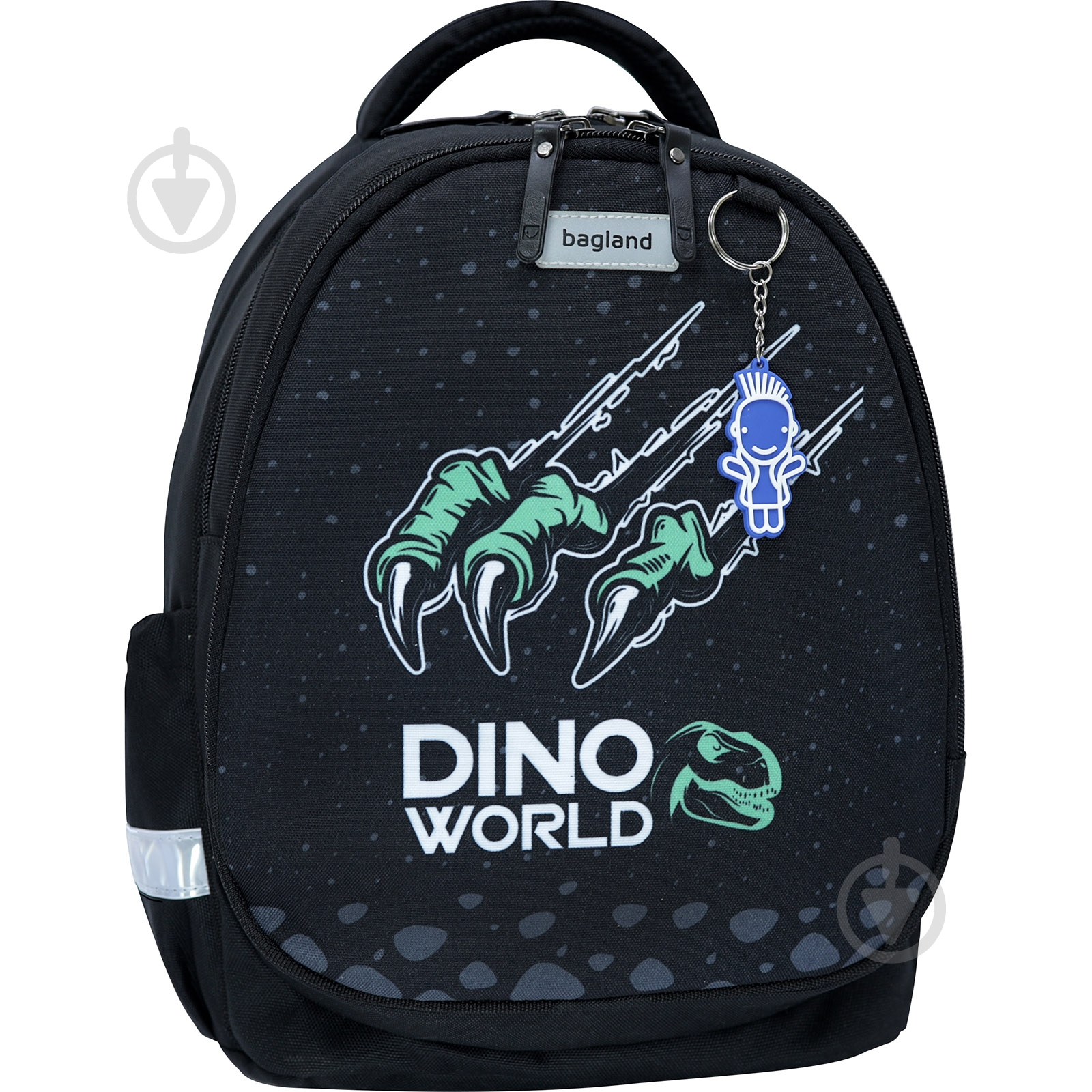 Рюкзак шкільний Bagland Butterfly Dino World чорний (56566 суб.1277) - фото 1