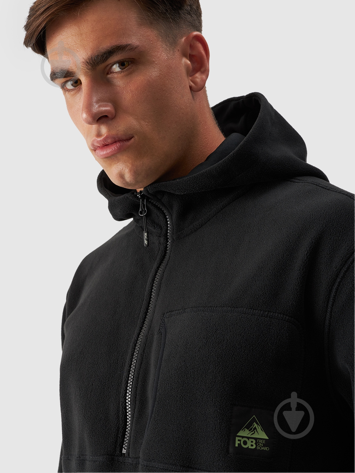 Джемпер 4F FLEECE M252 4FWAW24TFLEM252-20S р.M чорний - фото 2