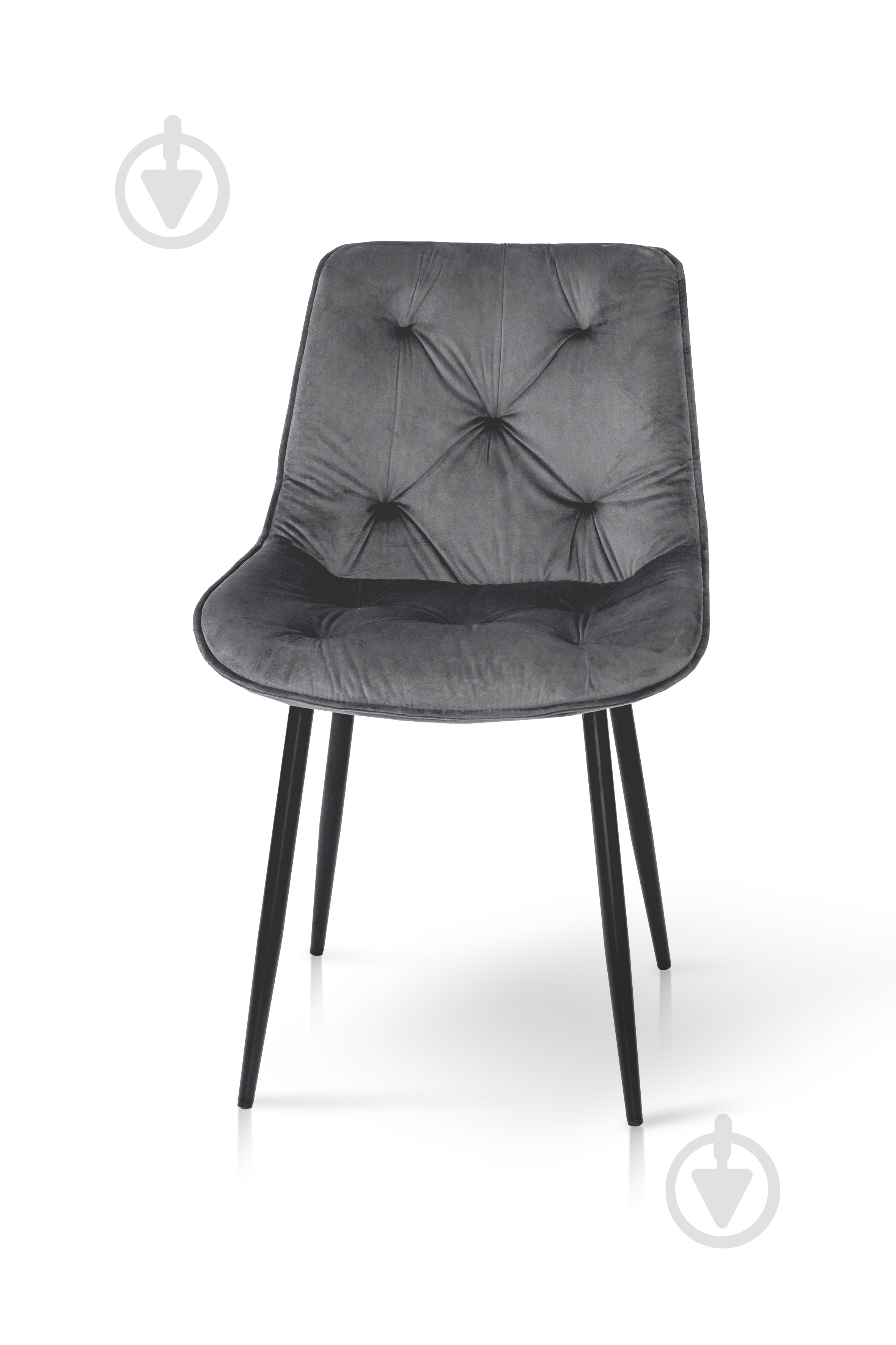 Стул обеденный Прадо серый / черный - фото 5 Стул обеденный Прадо серый / черный - фото 5