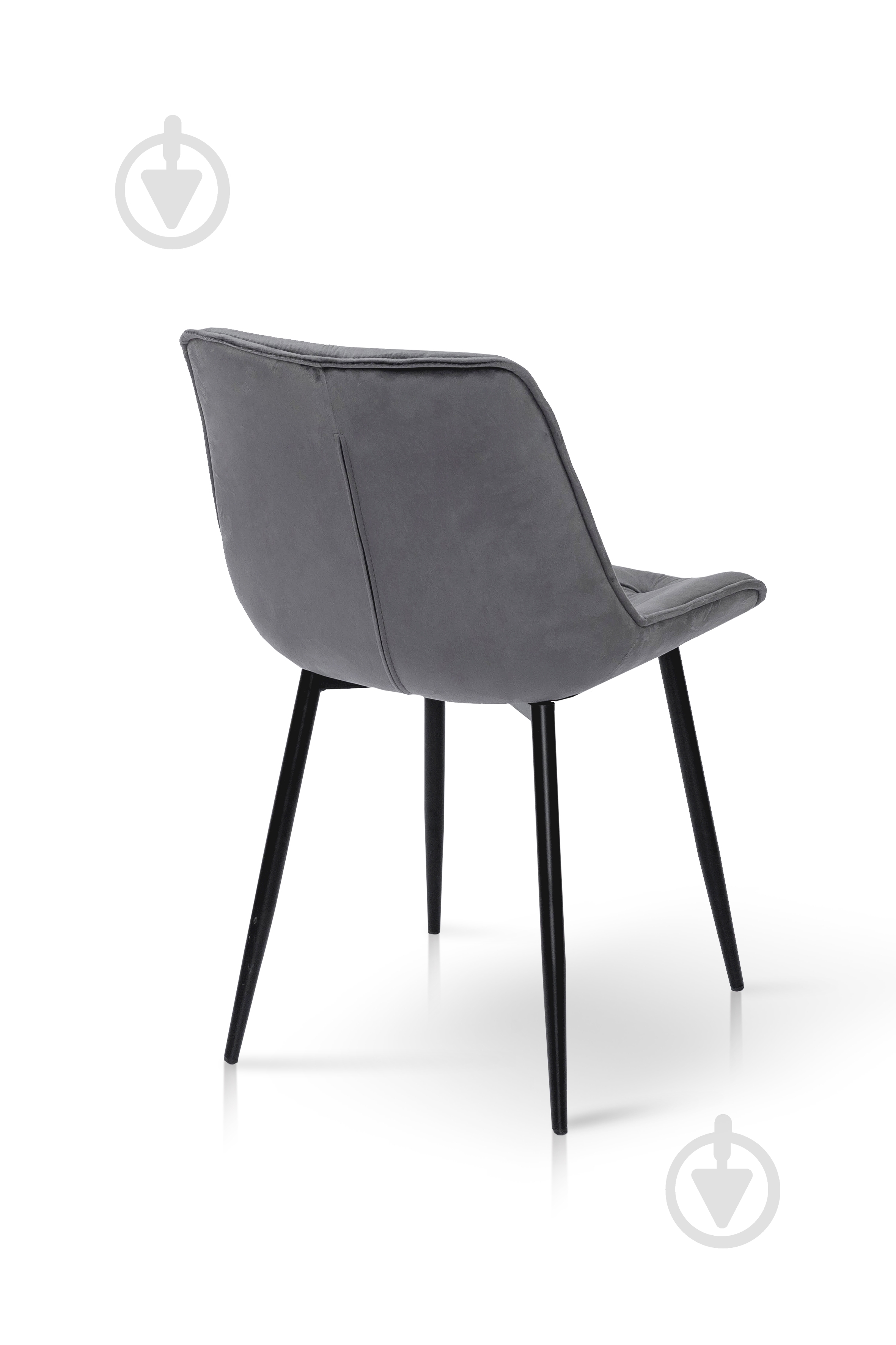 Стул обеденный Прадо серый / черный - фото 4 Стул обеденный Прадо серый / черный - фото 4