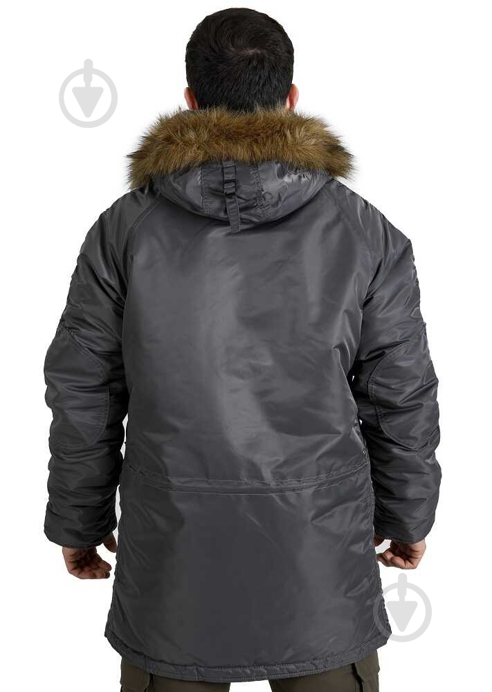 Куртка-парка мужская зимняя Chameleon Аляска Slim Fit N-3B р.S grey - фото 4
