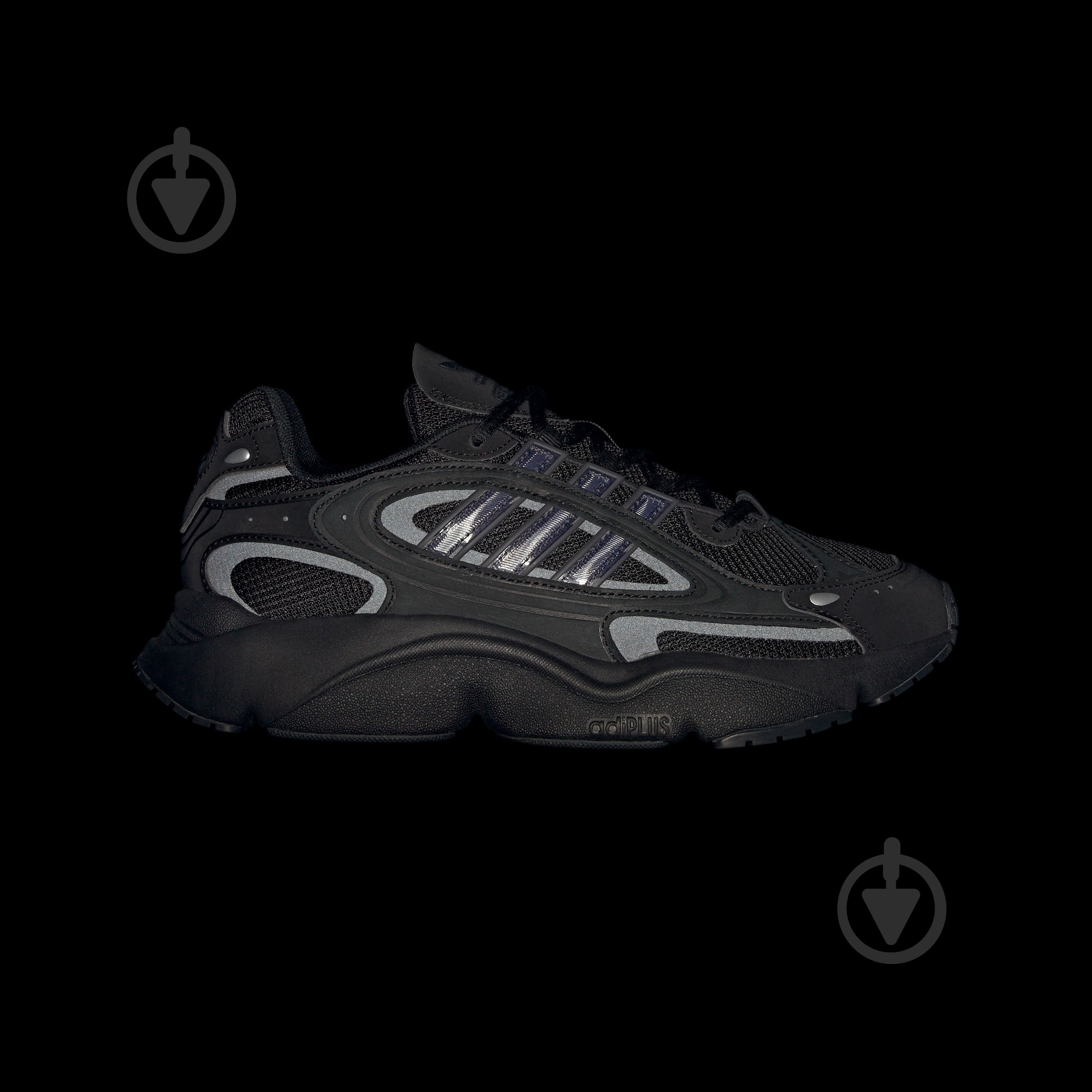Кросівки чоловічі демісезонні Adidas OZMILLEN IF9601 р.41 1/3 чорні - фото 9