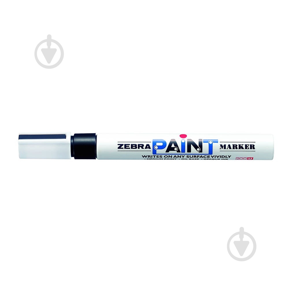 Маркер перманентный ZEBRA Paint 3,0 мм черный MOP 200 - фото 1 Маркер перманентный ZEBRA Paint 3,0 мм черный MOP 200 - фото 1