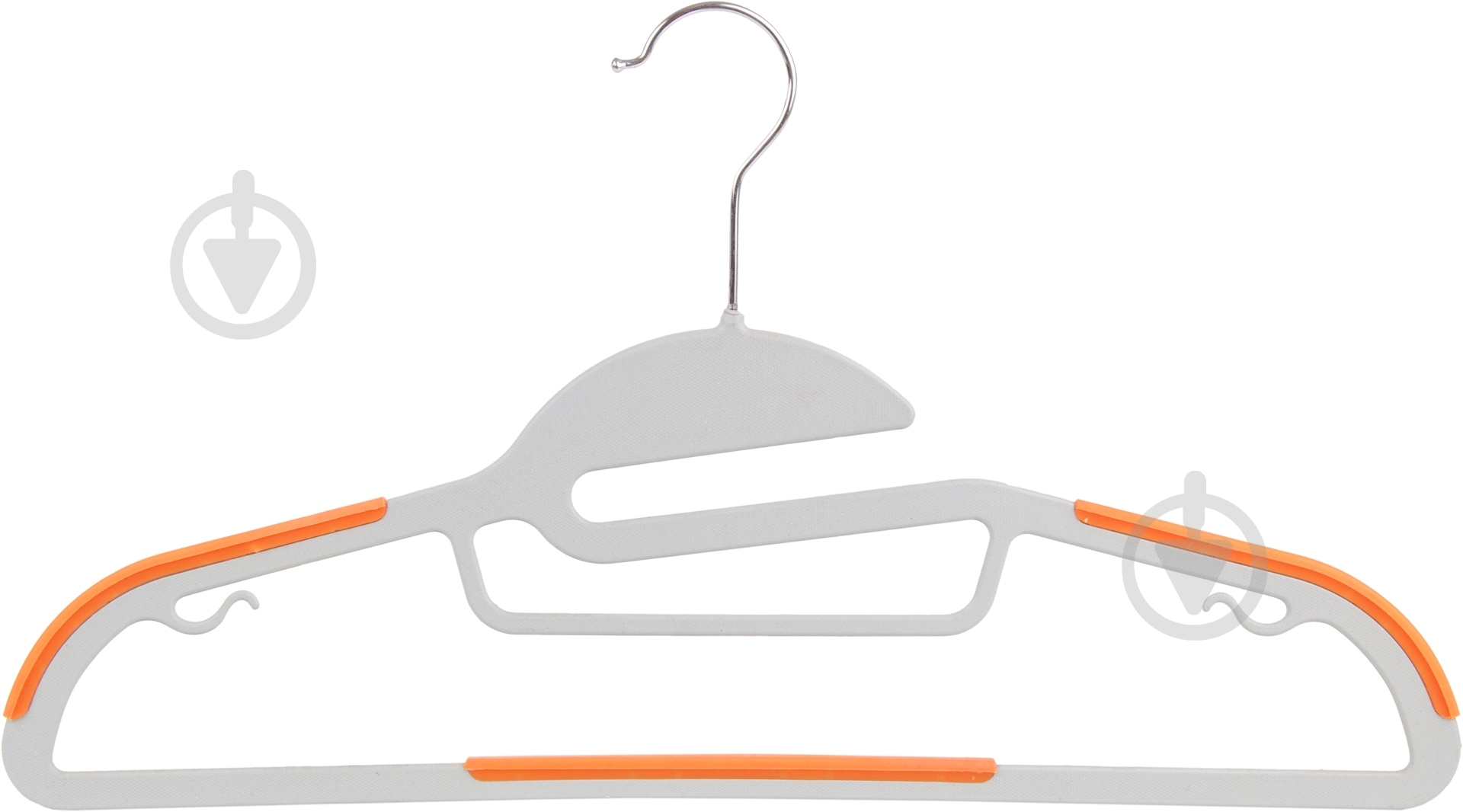 Плечики Vivendi детские Modern 40 см пластик оранжевыйбелый 1 шт. - фото 1