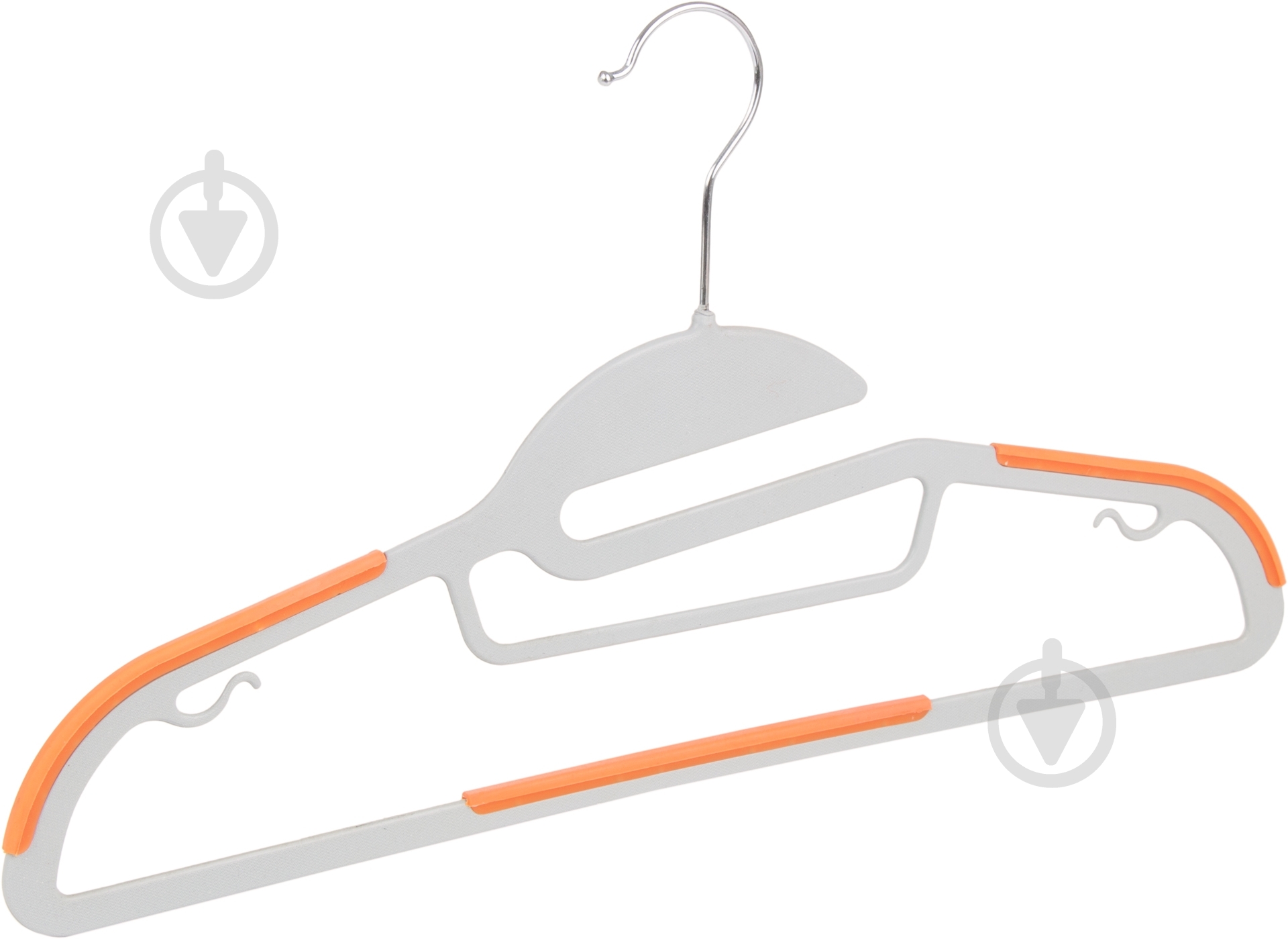 Плечики Vivendi детские Modern 40 см пластик оранжевыйбелый 1 шт. - фото 2