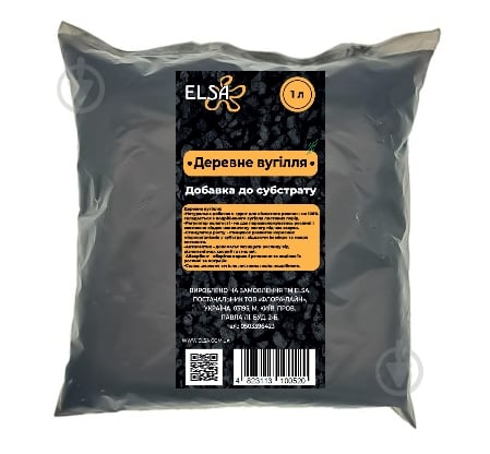 Уголь древесный Elsa 1 л - фото 1