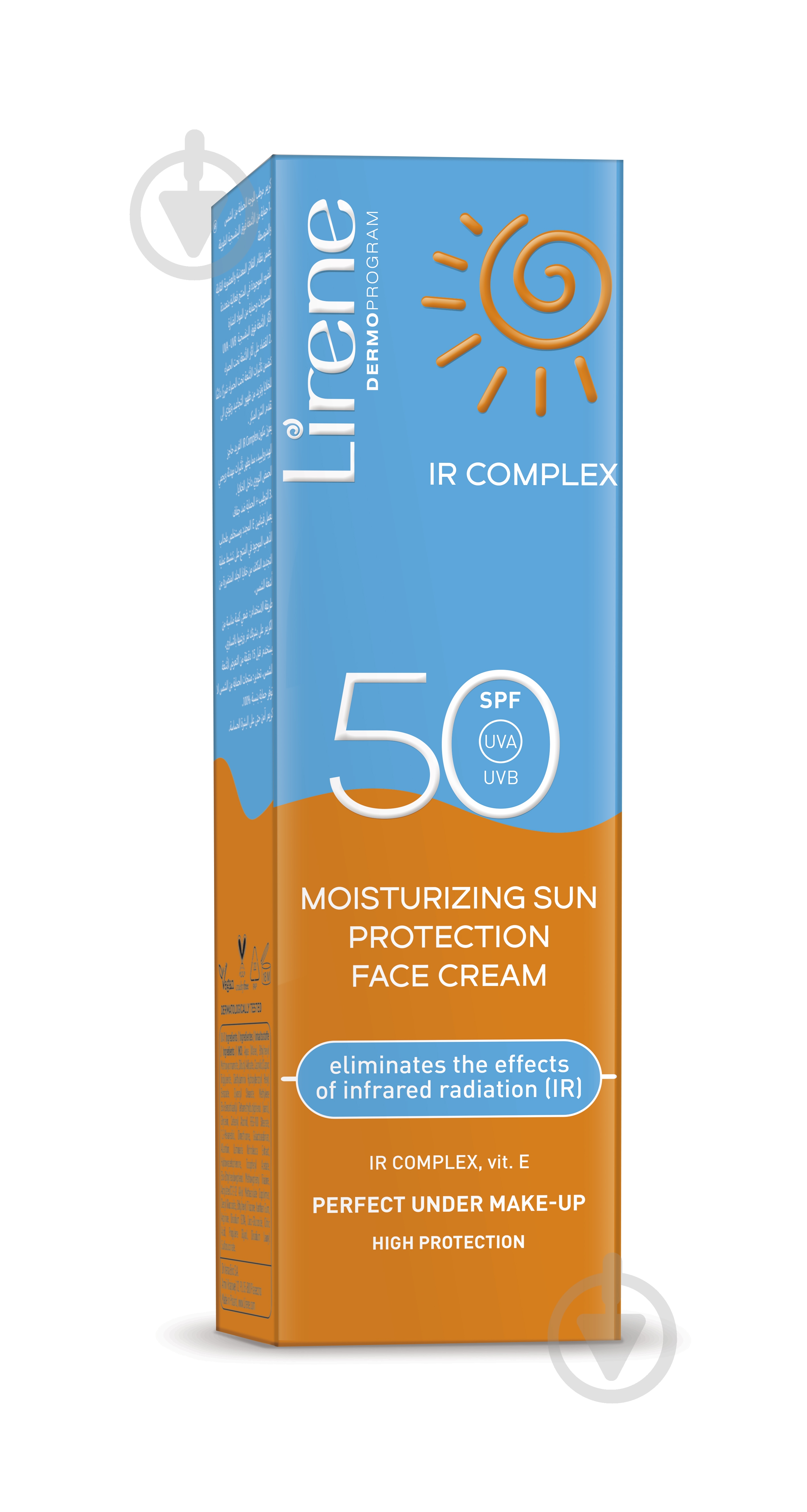 Крем солнцезащитный Lirene SPF 50+ 40 мл - фото 1 Крем солнцезащитный Lirene SPF 50+ 40 мл - фото 1
