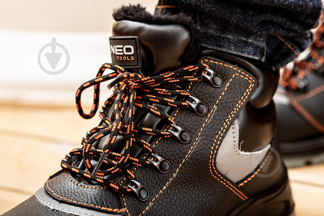 Ботинки рабочие NEO tools S3P SRC с металлическим подноском р.41 82-142 черный - фото 7 Ботинки рабочие NEO tools S3P SRC с металлическим подноском р.41 82-142 черный - фото 7