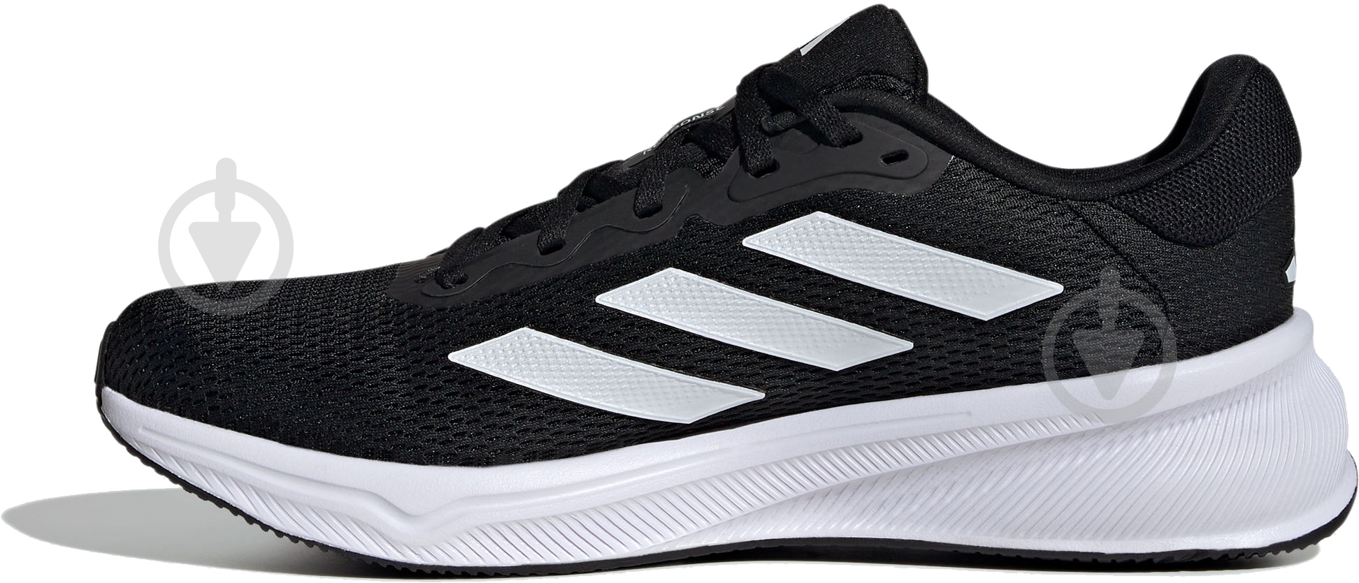 Кроссовки мужские Adidas RESPONSE IH6007 р.41 1/3 черные с белым - фото 2