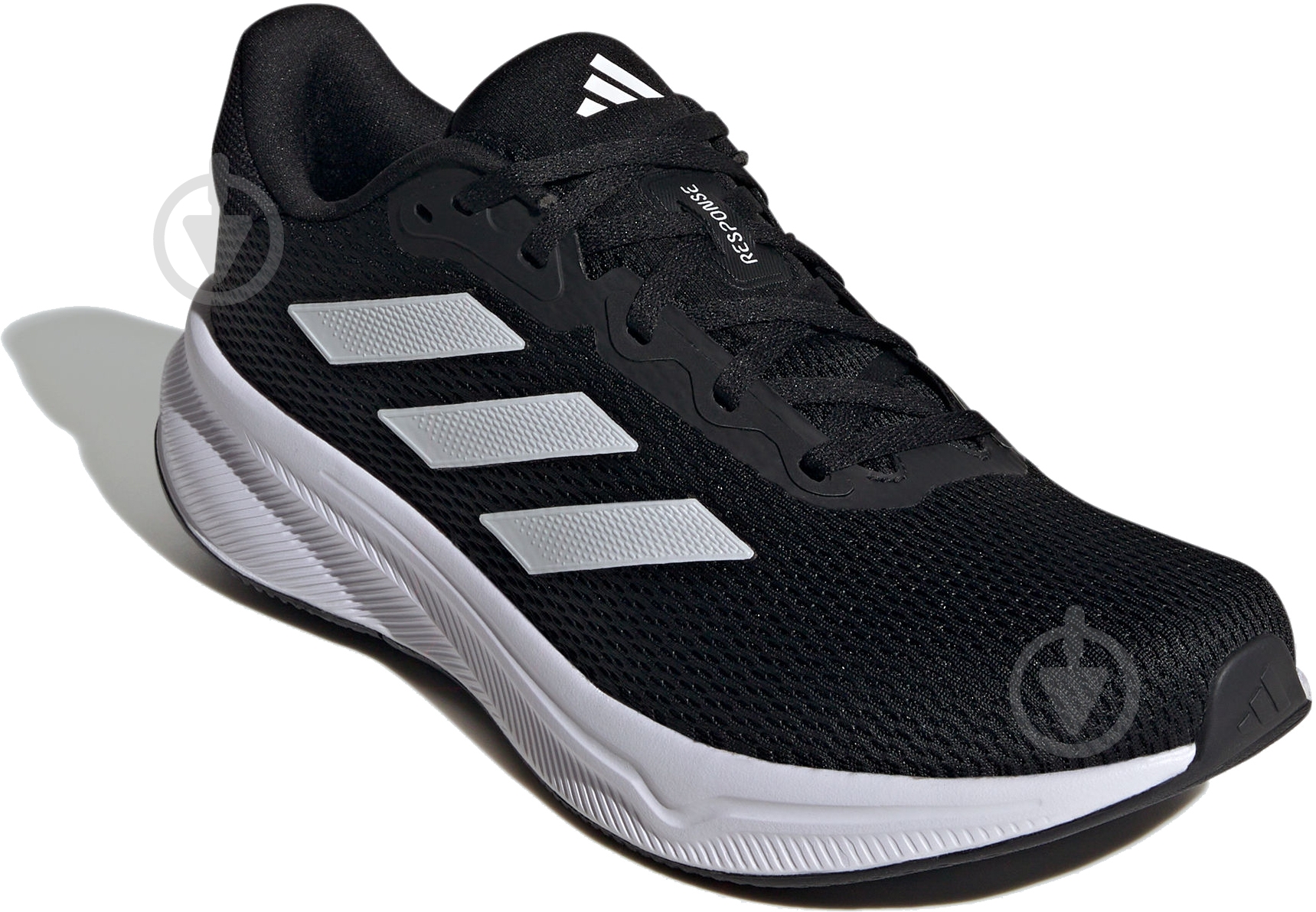 Кроссовки мужские Adidas RESPONSE IH6007 р.41 1/3 черные с белым - фото 3