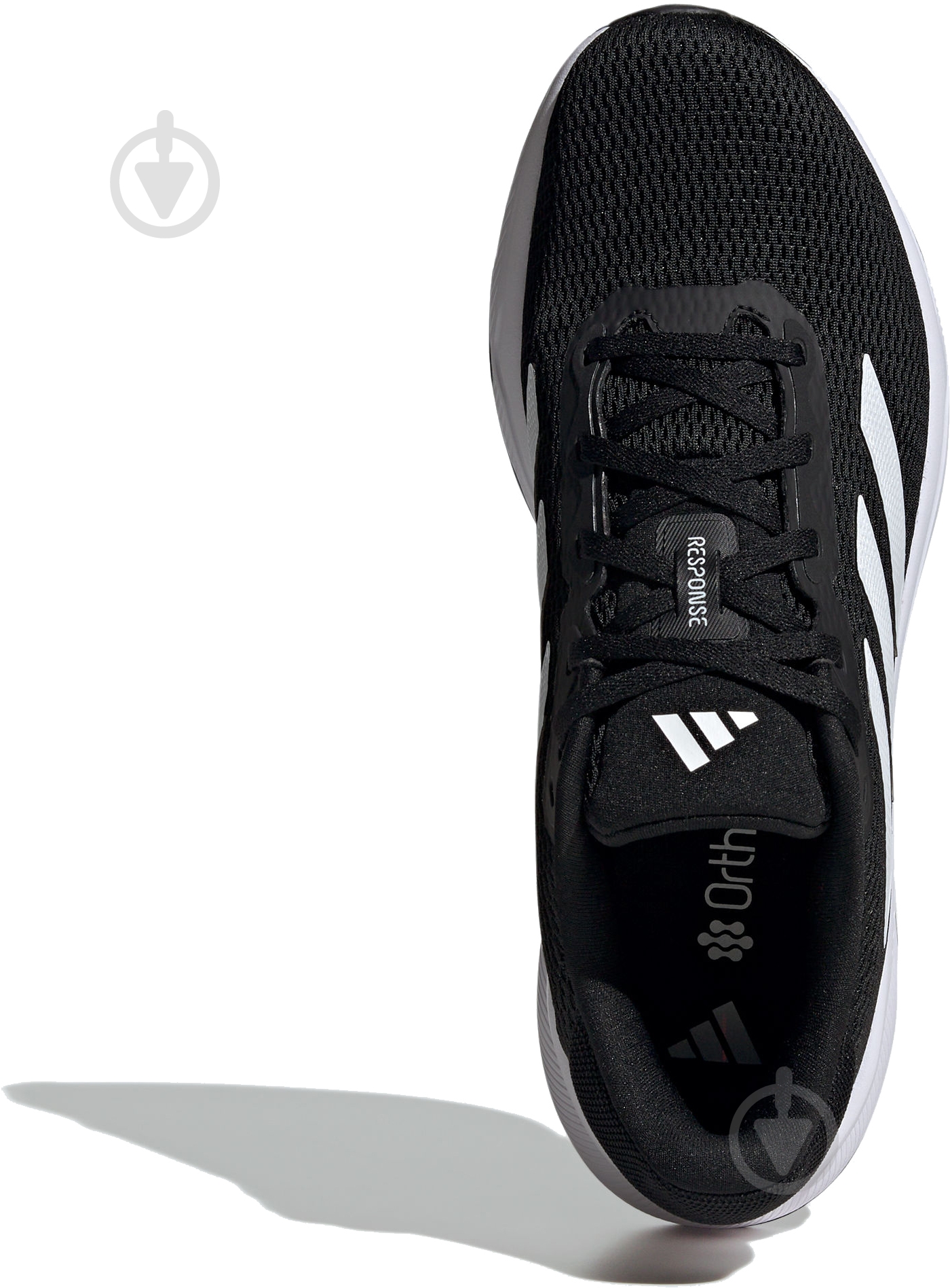 Кроссовки мужские Adidas RESPONSE IH6007 р.41 1/3 черные с белым - фото 8