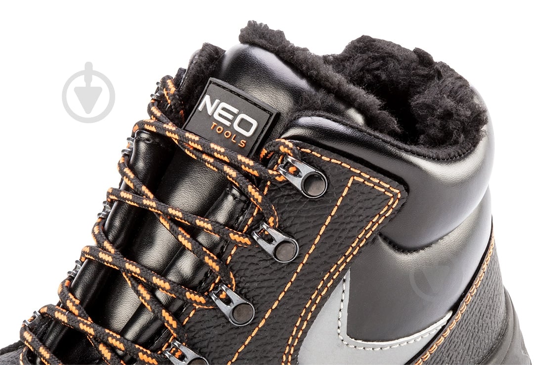 Ботинки рабочие NEO tools S3P SRC с металлическим подноском р.43 82-144 черный - фото 9