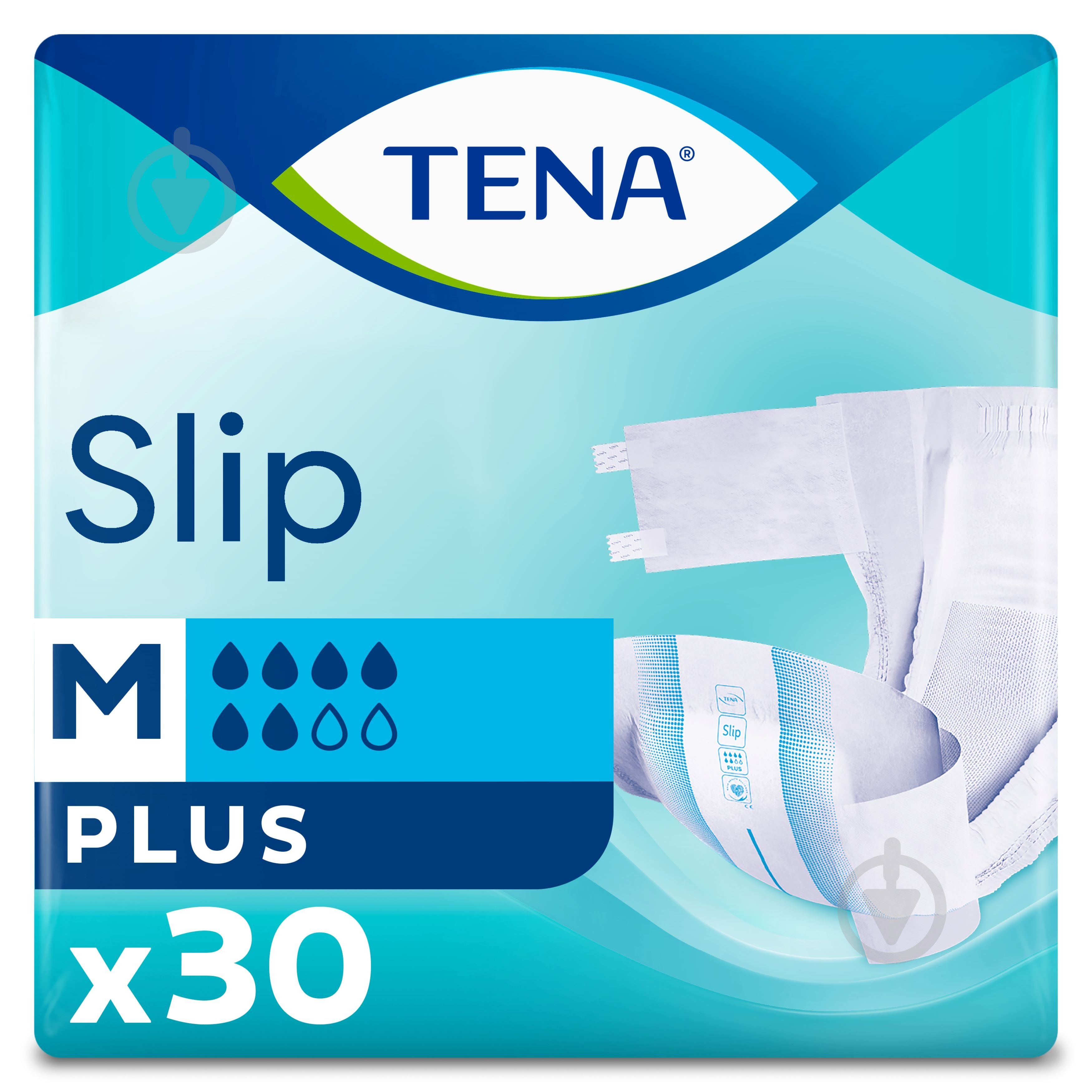 Подгузники TENA Slip Plus Medium 70-110 см 30 шт. - фото 1 Подгузники TENA Slip Plus Medium 70-110 см 30 шт. - фото 1