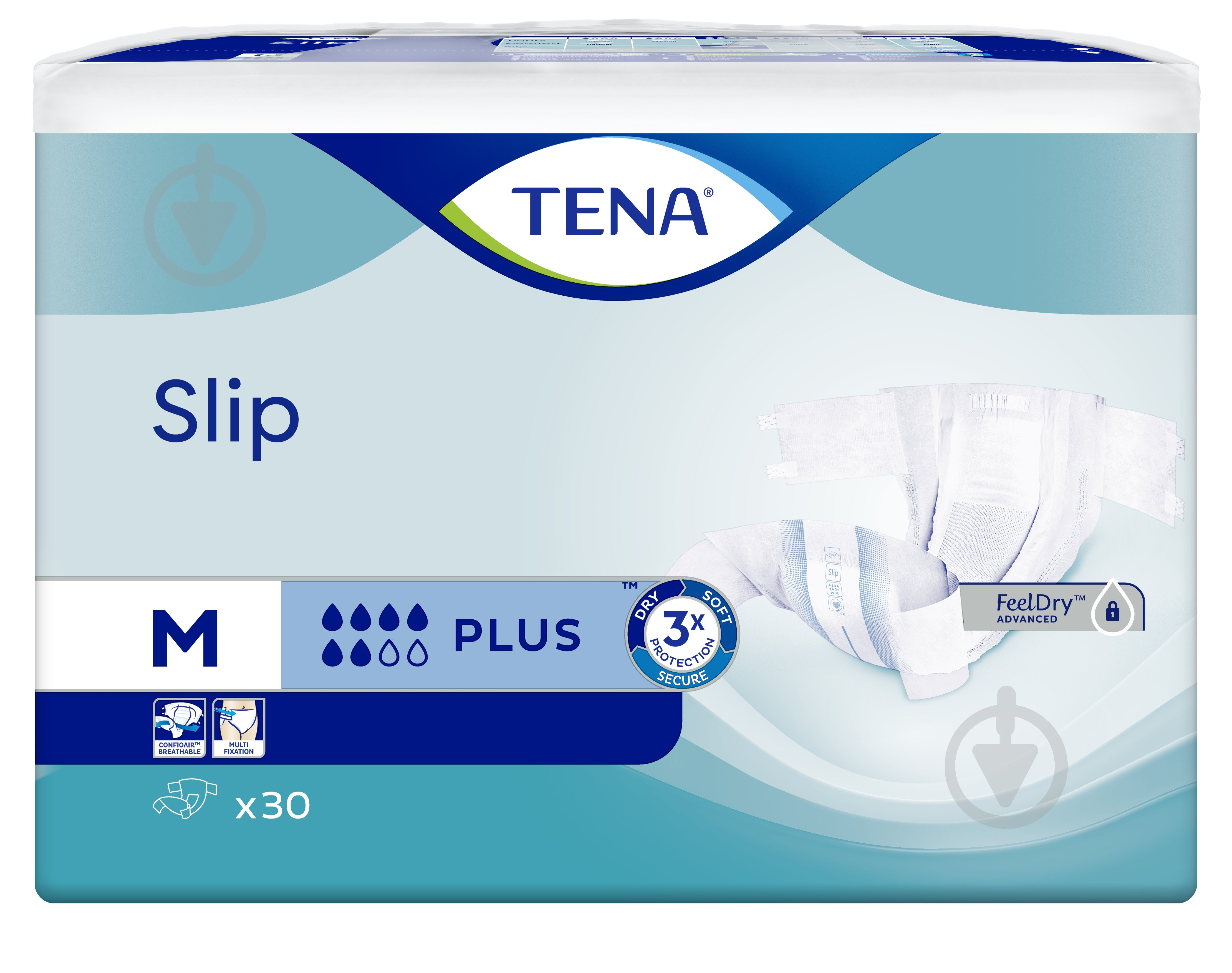 Подгузники TENA Slip Plus Medium 70-110 см 30 шт. - фото 2 Подгузники TENA Slip Plus Medium 70-110 см 30 шт. - фото 2