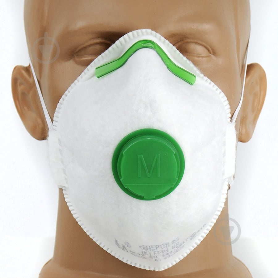 Респіратор Мікрон Ф формований FFP1 NR з клапаном видиху - фото 1