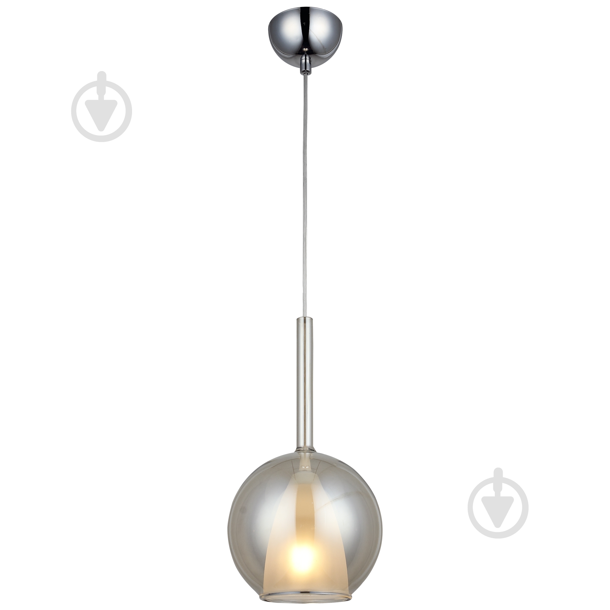 Люстра підвісна Vio Concept Fanza 1x40 Вт Е27 хром 1481-51-01-NC - фото 1