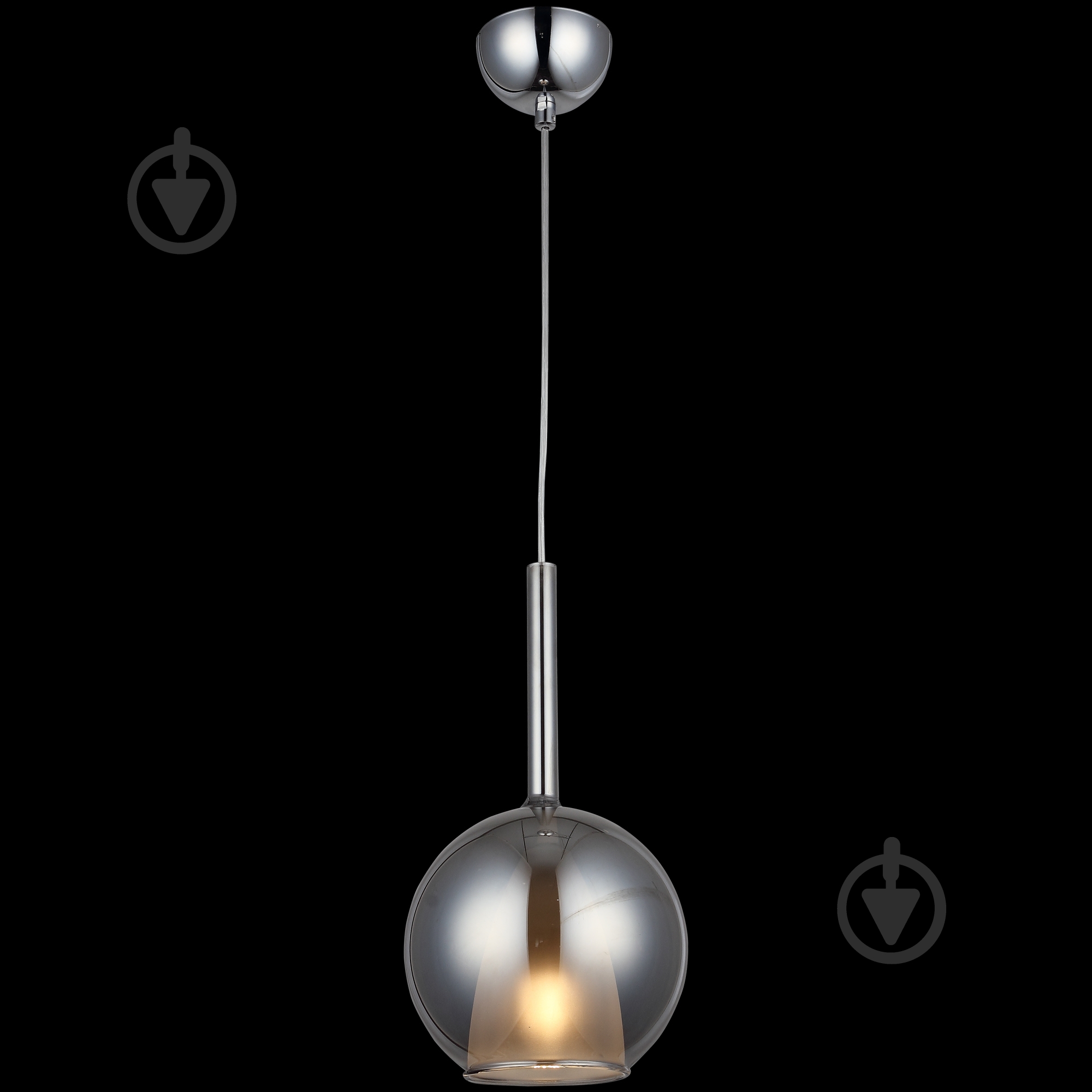 Люстра підвісна Vio Concept Fanza 1x40 Вт Е27 хром 1481-51-01-SM - фото 1